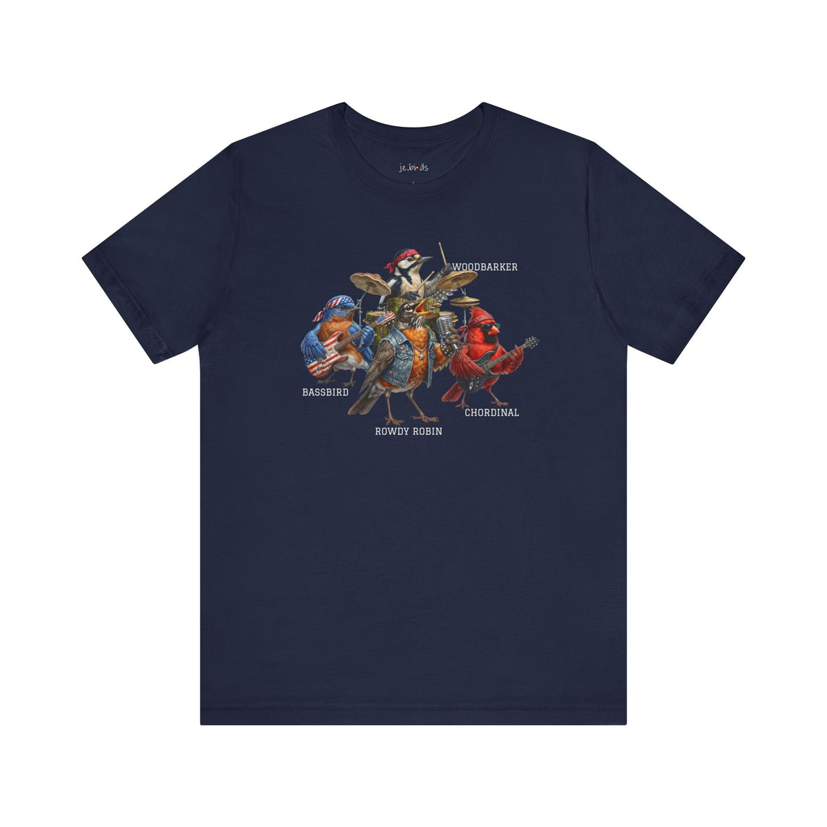 Woodpecker, Bluebird, Cardinal and Robin T-Shirt – band tshirt bird lover style
