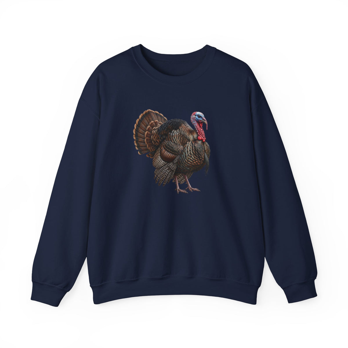 Thanksgiving Turkey Sweatshirt | Wild Turkey Bird Art Crewneck | Cozy Fall Apparel