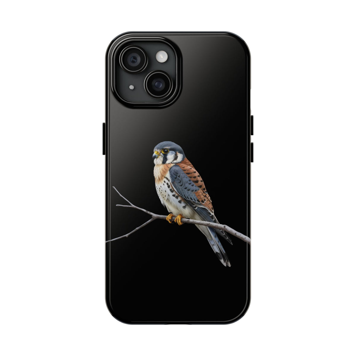 American Kestrel iPhone Case – Premium Tough Phone Cover Black