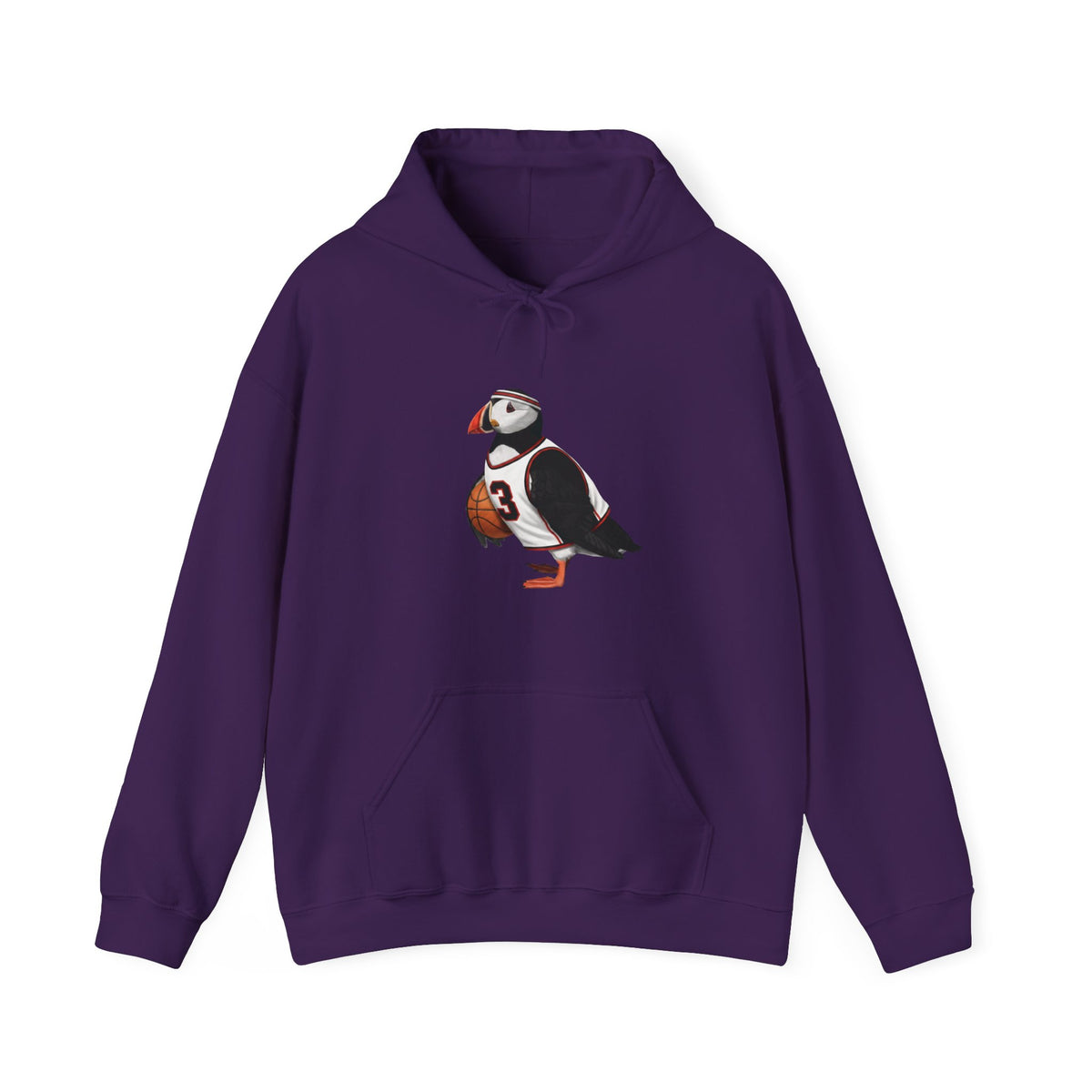 Puffin Hoodie – basketball and bird style