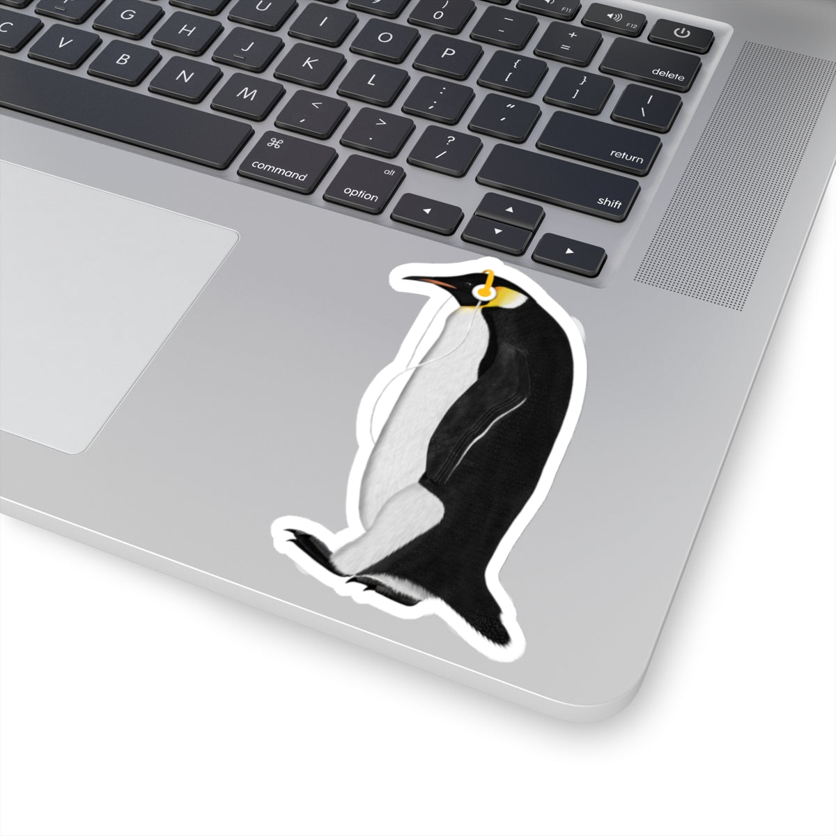 Penguin Bird with Music Headphones Sticker Paper products – Fall Bestsellers and Home & Living style