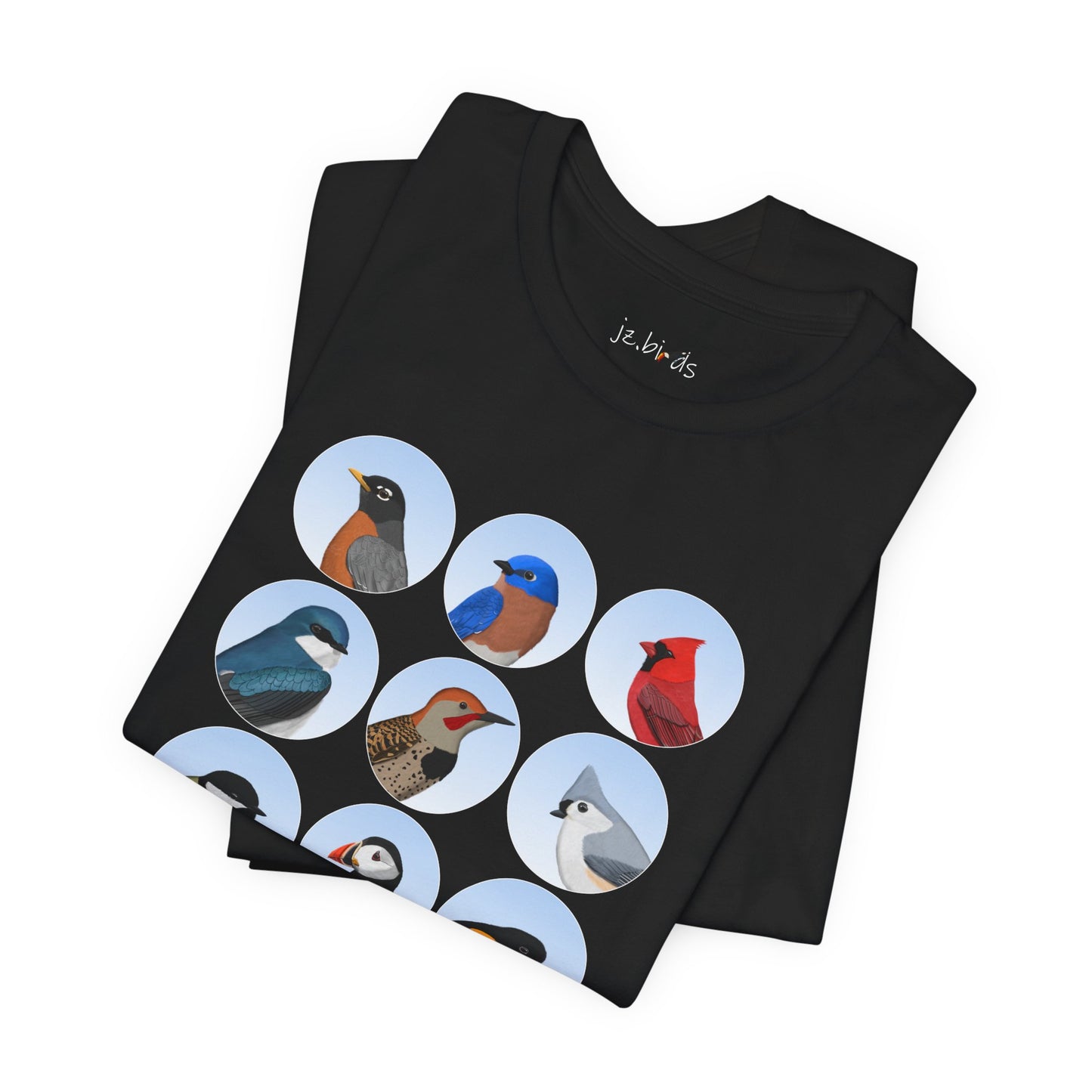 Birds T-Shirt Bluebird Cardinal Blue Jay Robin Bird Watcher Bird Lover