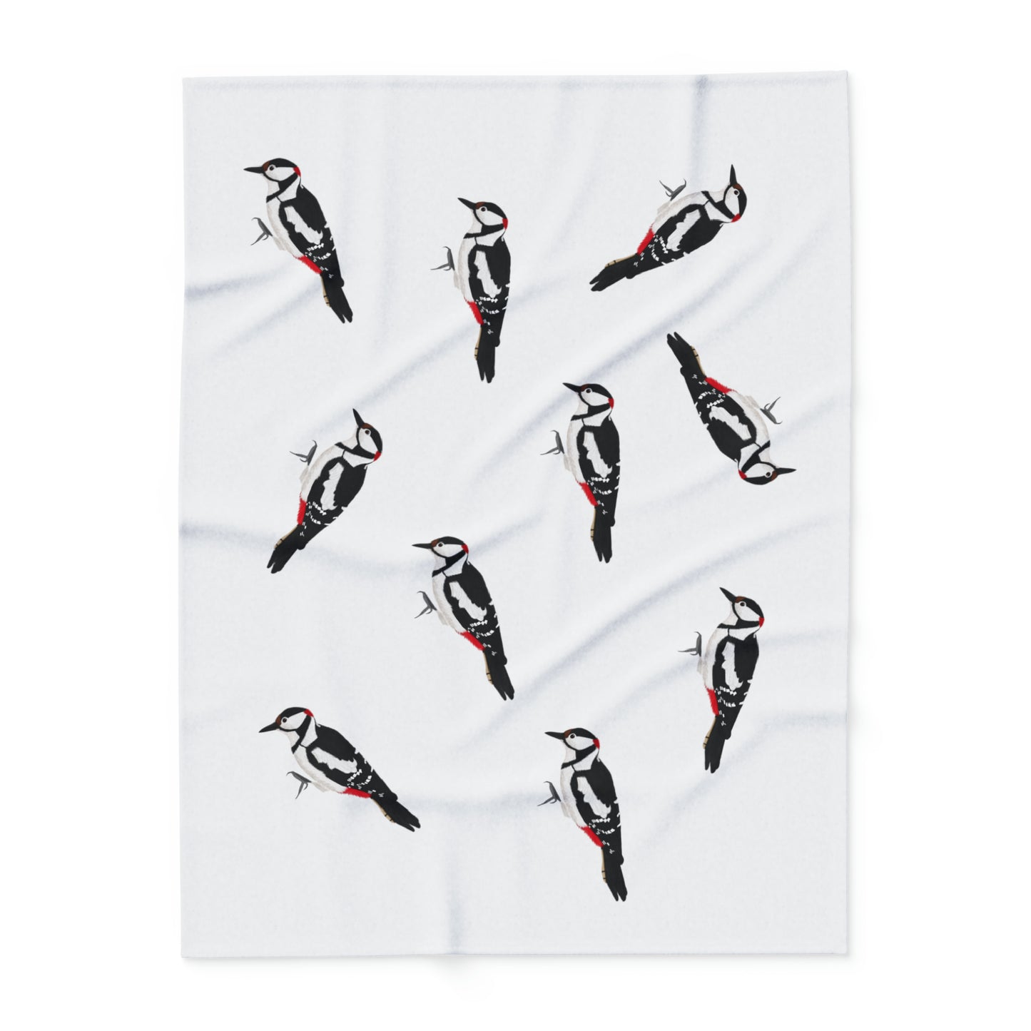 woodpecker bird blanket