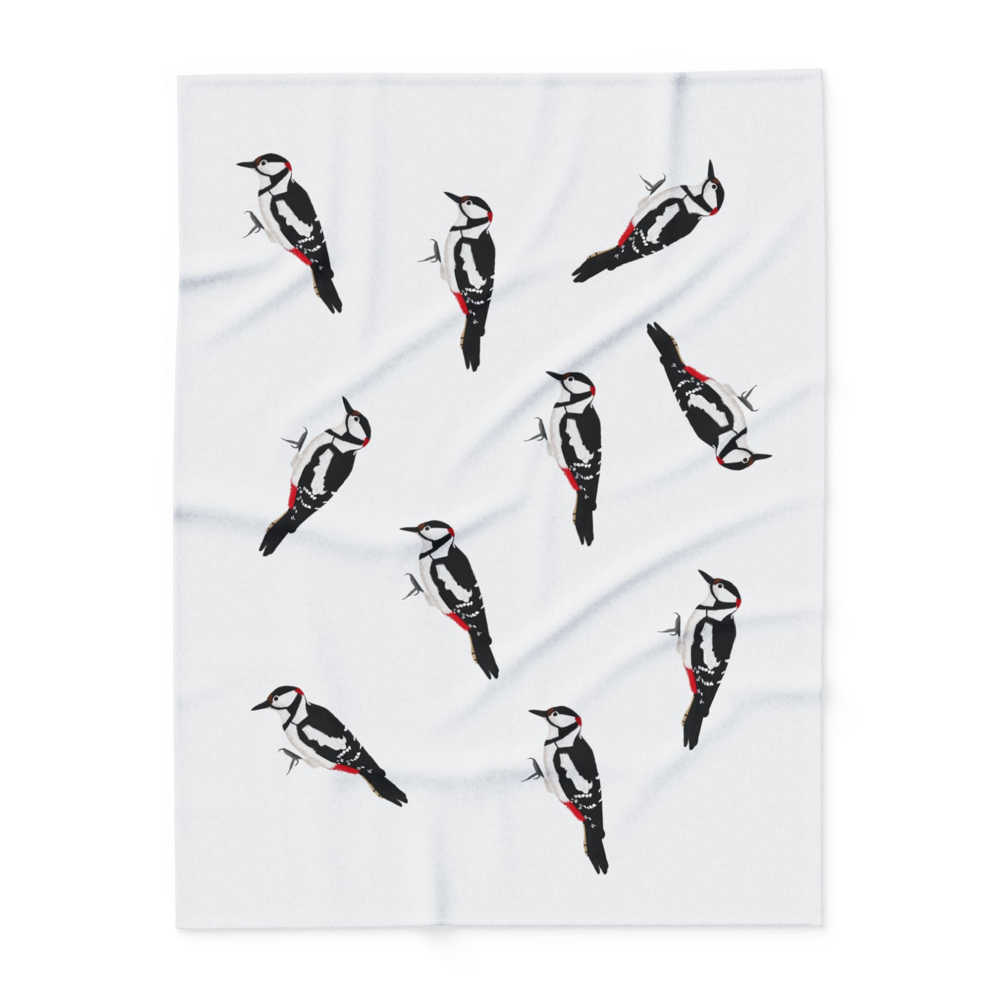 woodpecker bird blanket