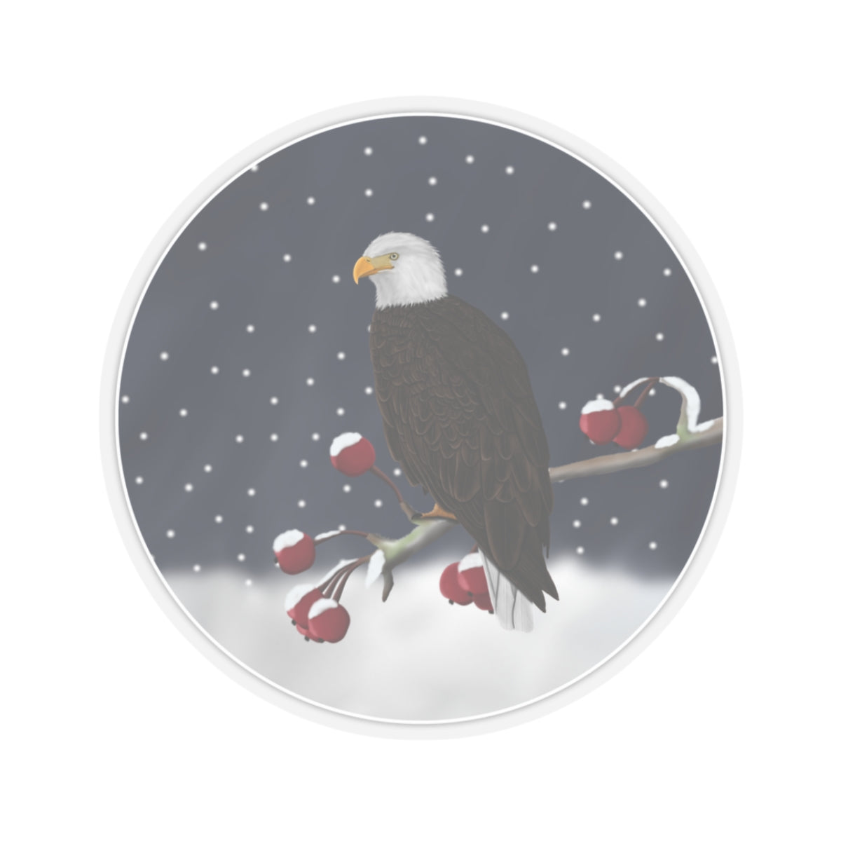 Eagle Paper products – christmas and bird sticker style