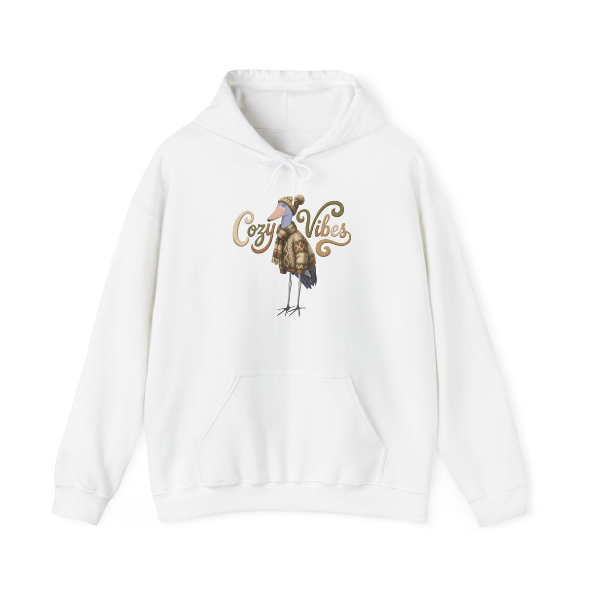 Schuhschnabel mit Strickpullover Kapuzenpullover – artistic apparel und casual outerwear Stil