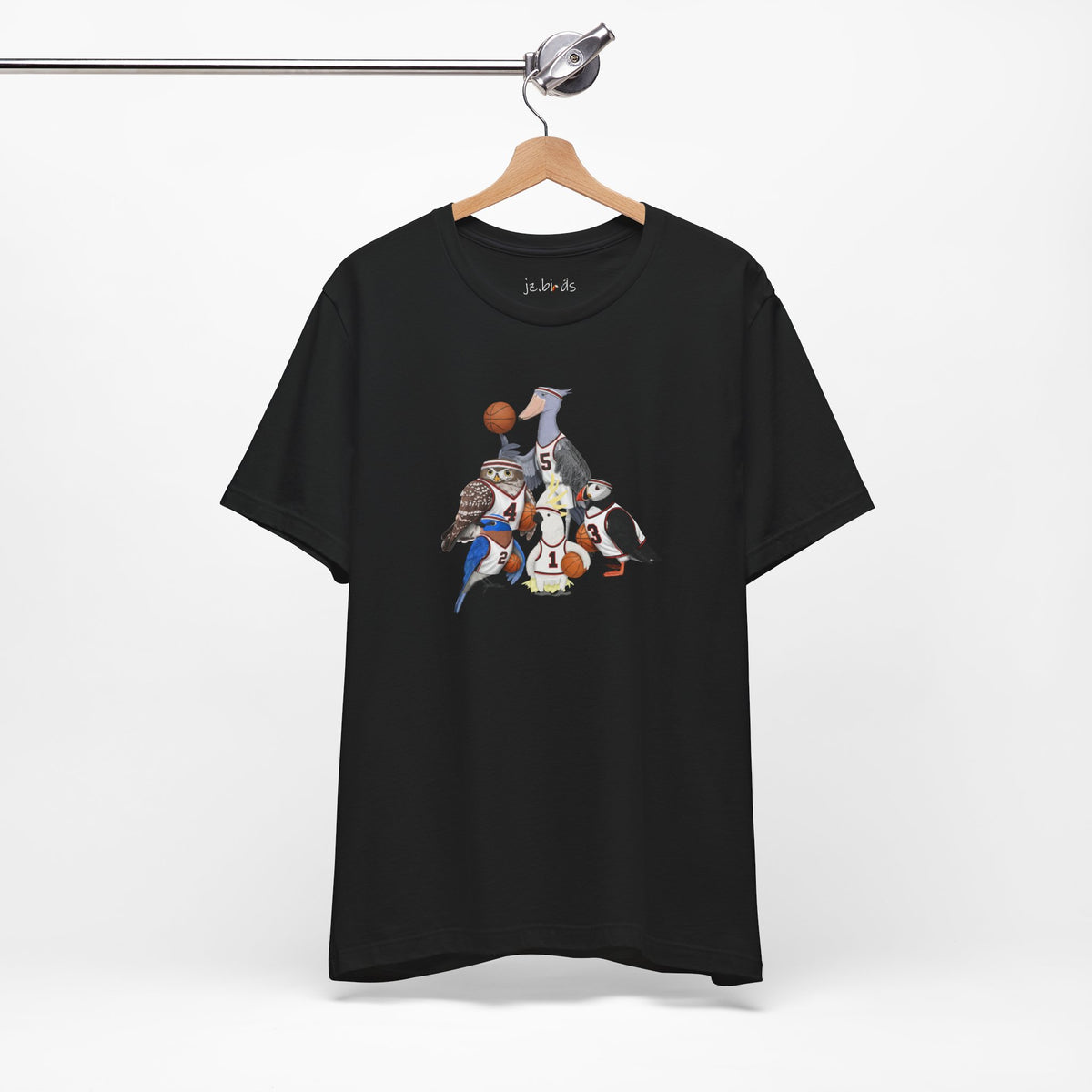 面白いバスケットボールバードTシャツ - ユニークなバスケットボールファンへのギフト - 選手とファンのための柔らかいユニセックスTシャツ