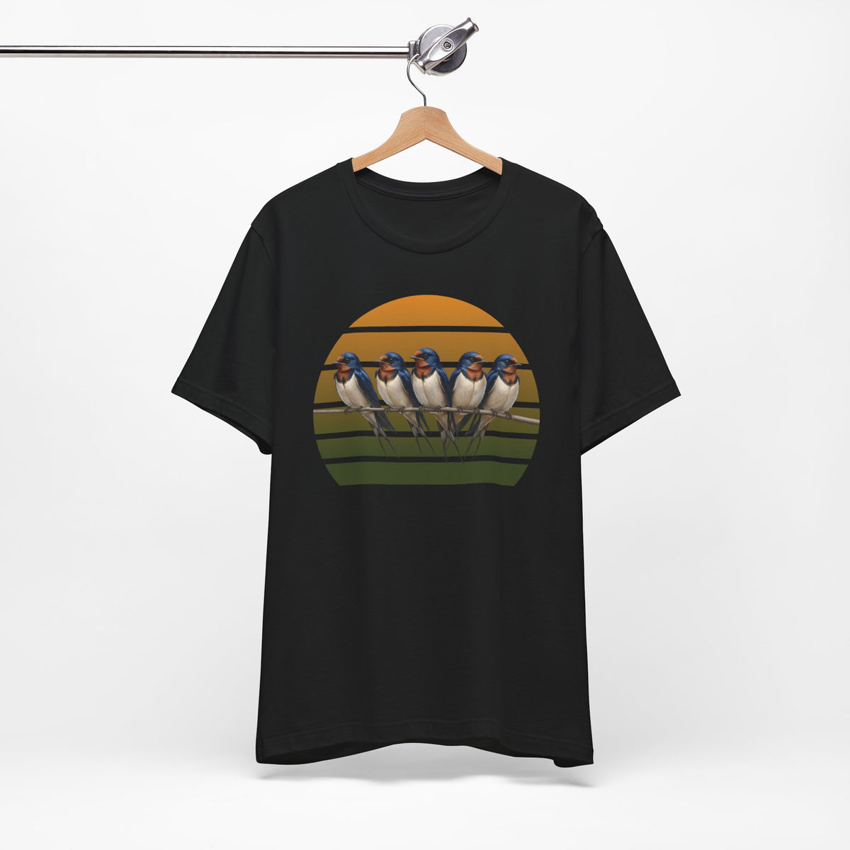 Barn Swallow Premium T-Shirt | Unique Birdwatcher & Birder Gift by jz.birds