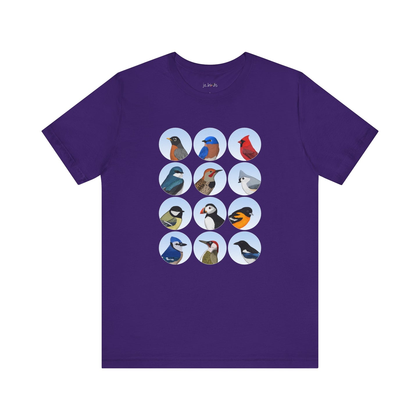 Birds T-Shirt Bluebird Cardinal Blue Jay Robin Bird Watcher Bird Lover