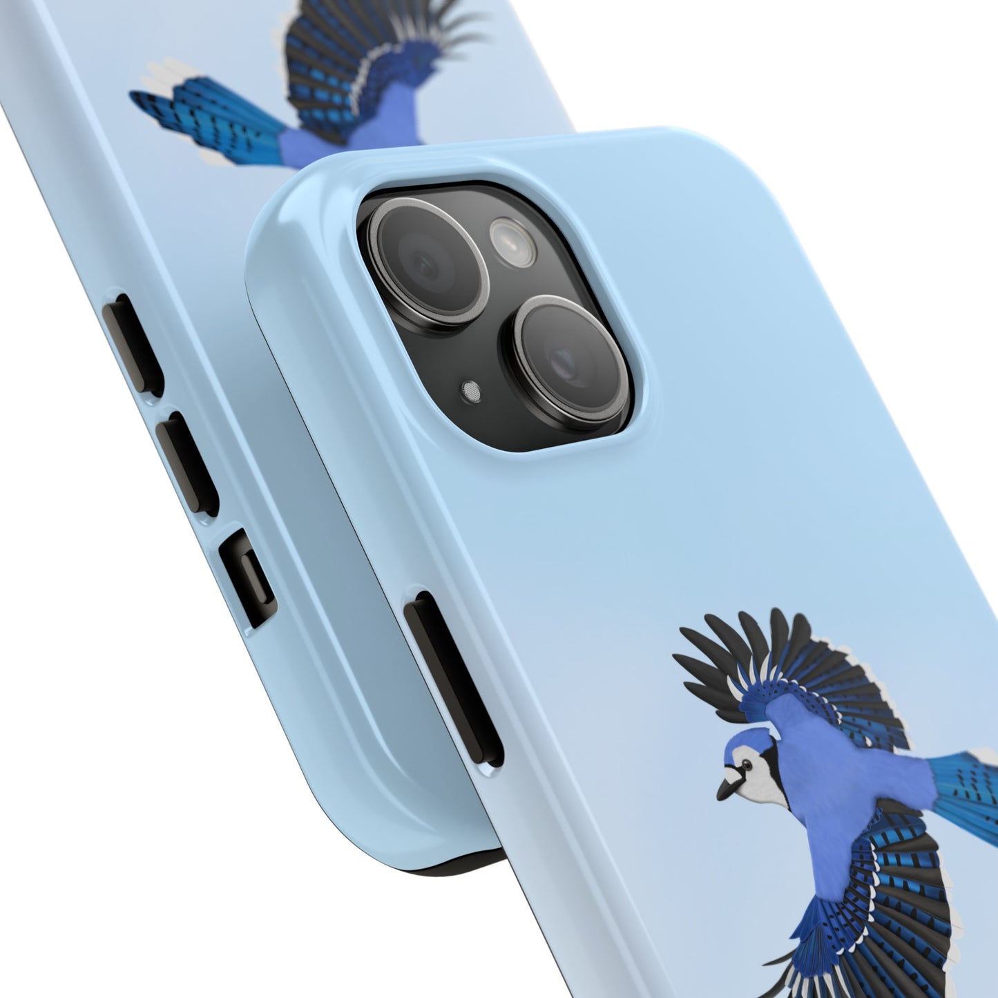 Blue Jay Bird Art Tough Phone Case