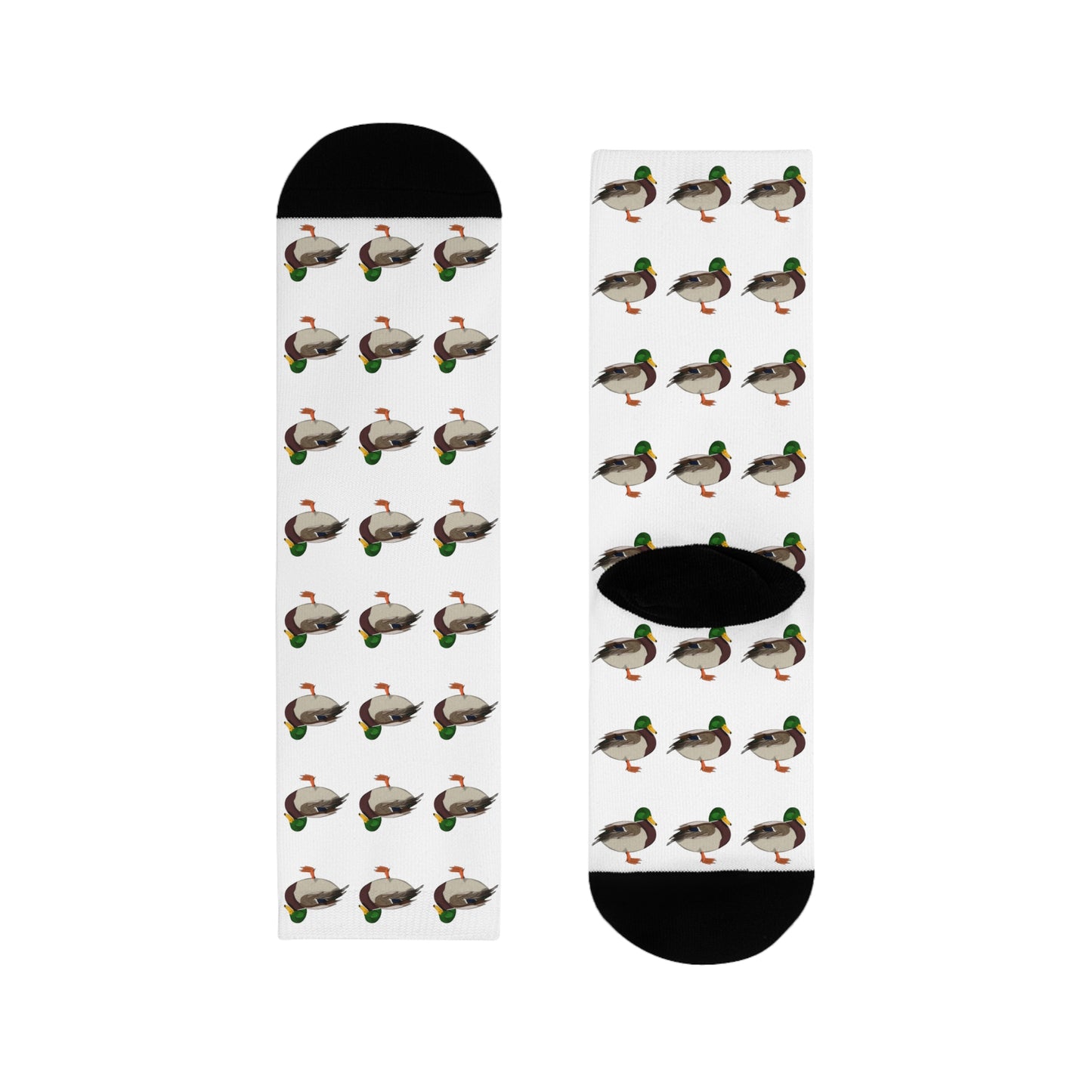 Ente Vogel Socken für Vogelfreunde & Vogelbeobachter Weiß
