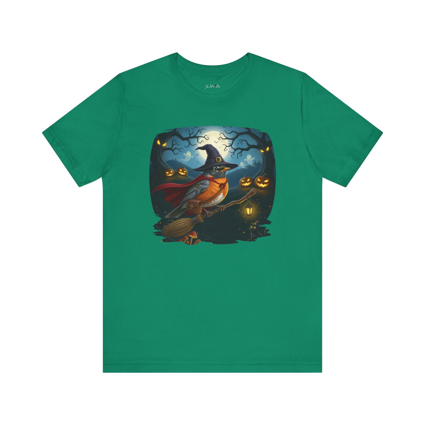 American Robin Halloween Bird T-Shirt - Spooky Halloween Costume for Bird Lovers