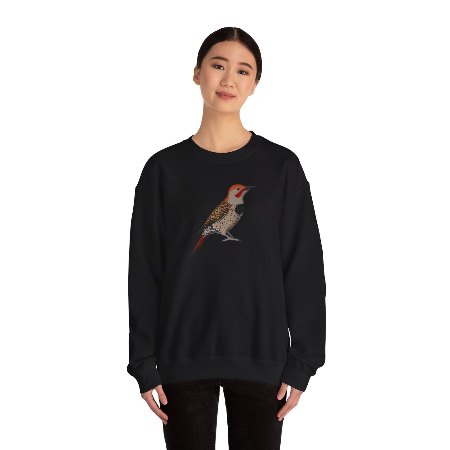 Northern Flicker Bird Watcher Biologist Crewneck Sweatshirt