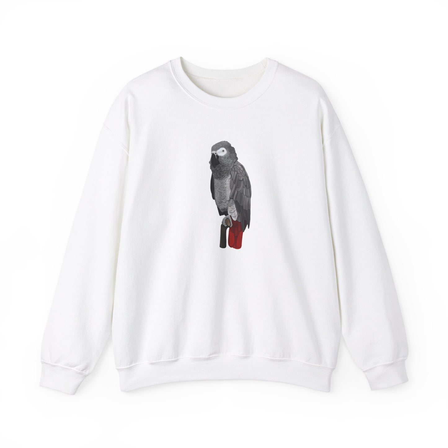 Grey Parrot Bird Watcher Biologist Crewneck Sweatshirt