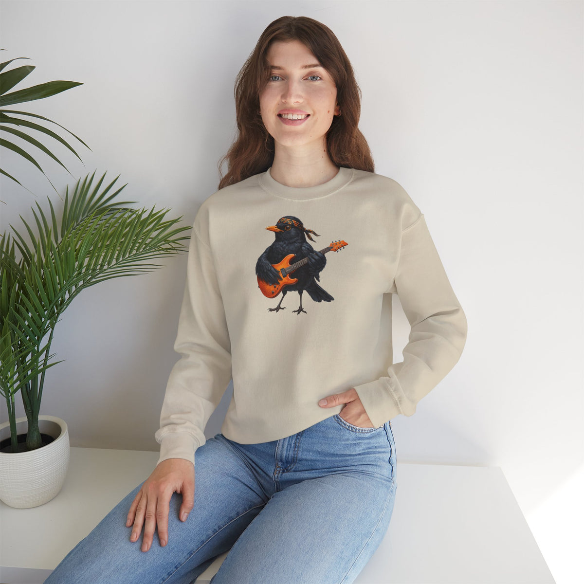 Blacky Amsel Sweatshirt – Die Gartenvögel Offizielles Band Merch (Unisex Pullover) – Animal Graphic Tee, Vogelmotiv