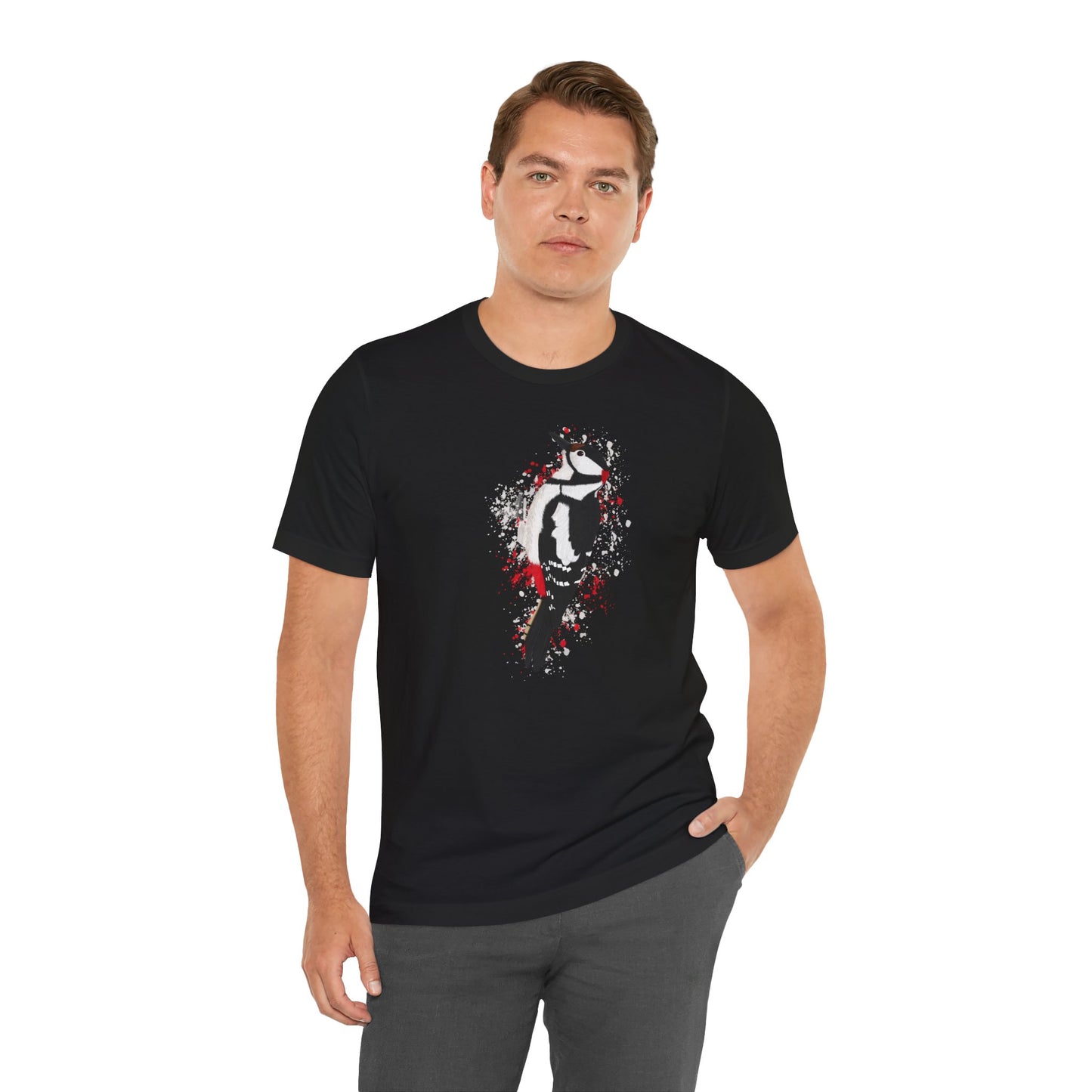 Buntspecht Vogel T-Shirt für Vogelfreunde