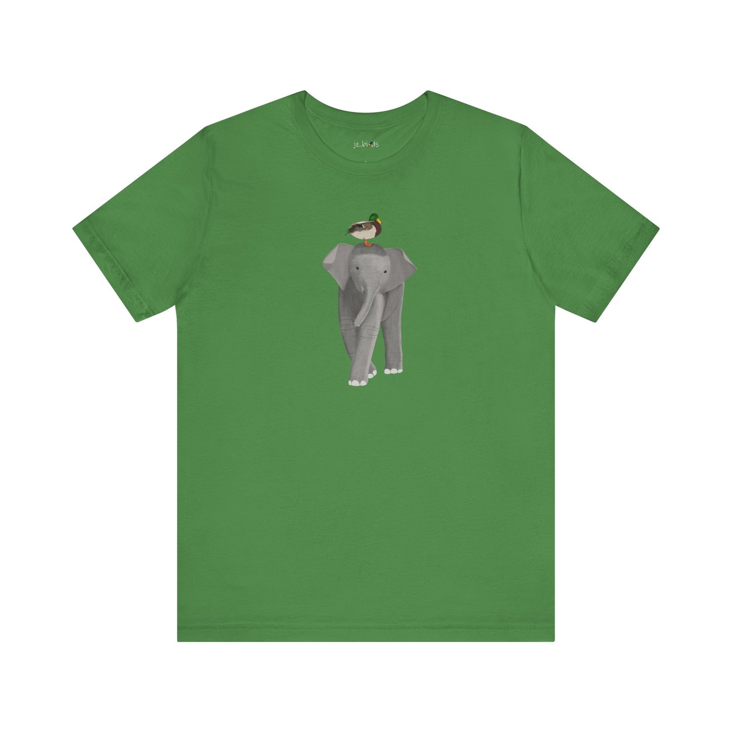 Elephant with Mallard Duck Birds Birding & Birdwatching T-Shirt