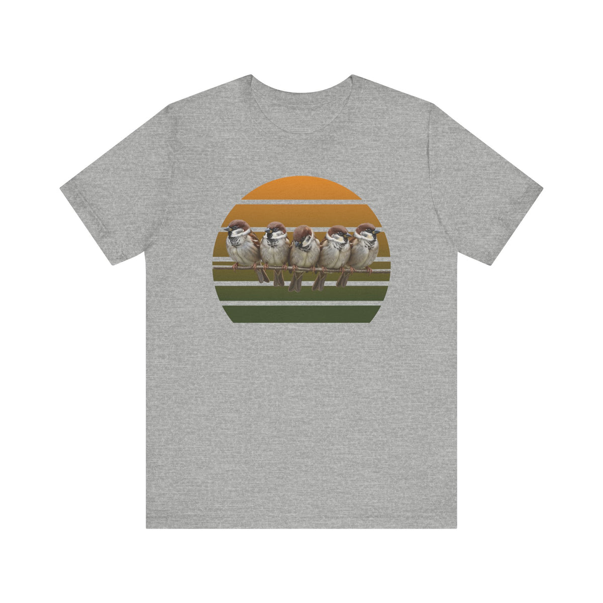 Sparrow Premium T-Shirt | Unique Birdwatcher & Birder Gift by jz.birds