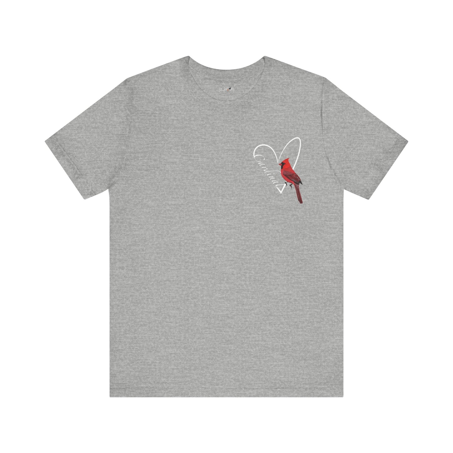 Northern Cardinal Heart Birding & Birdwatching Bird T-Shirt