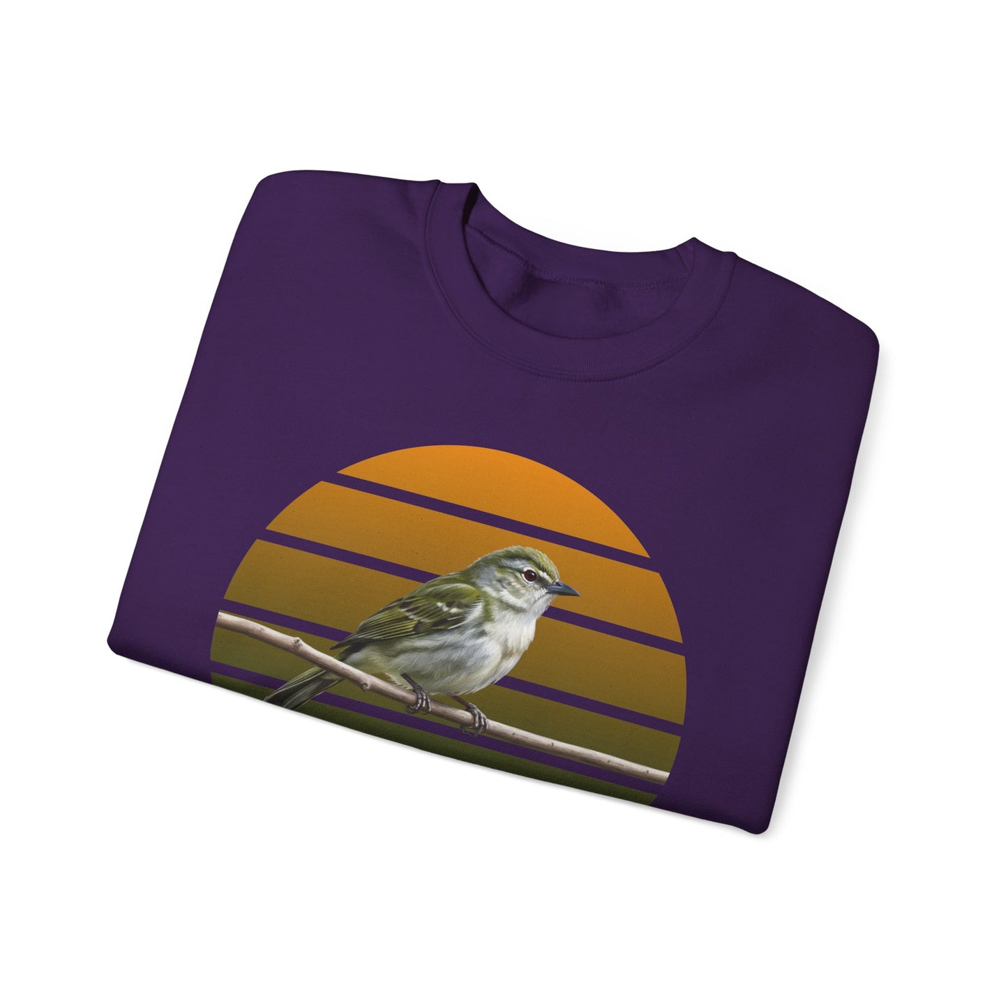 Red-Eyed Vireo Sweatshirt | Songbird Crewneck | Unique Birder Gift | Unisex Wildlife Pullover