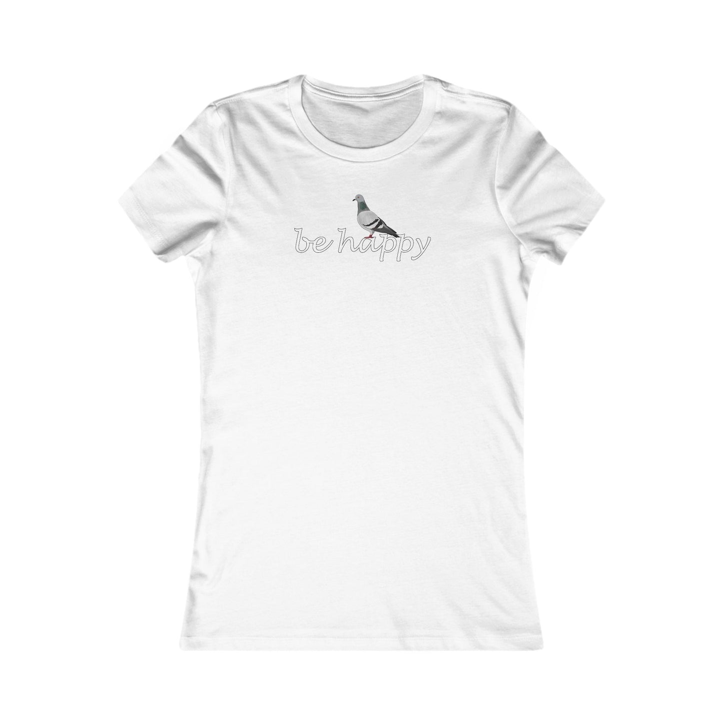 Taube Frauen T-Shirt in Black