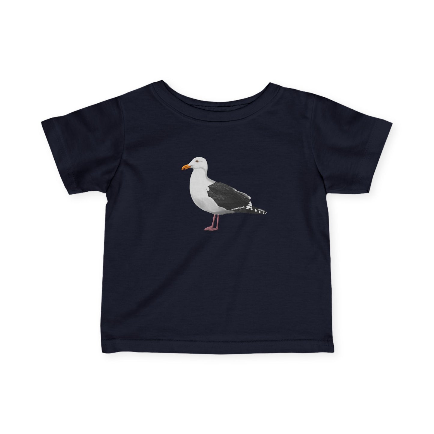 Süßes Möwe Vogel Tiermotiv T-Shirt für Babys und Kleinkinder