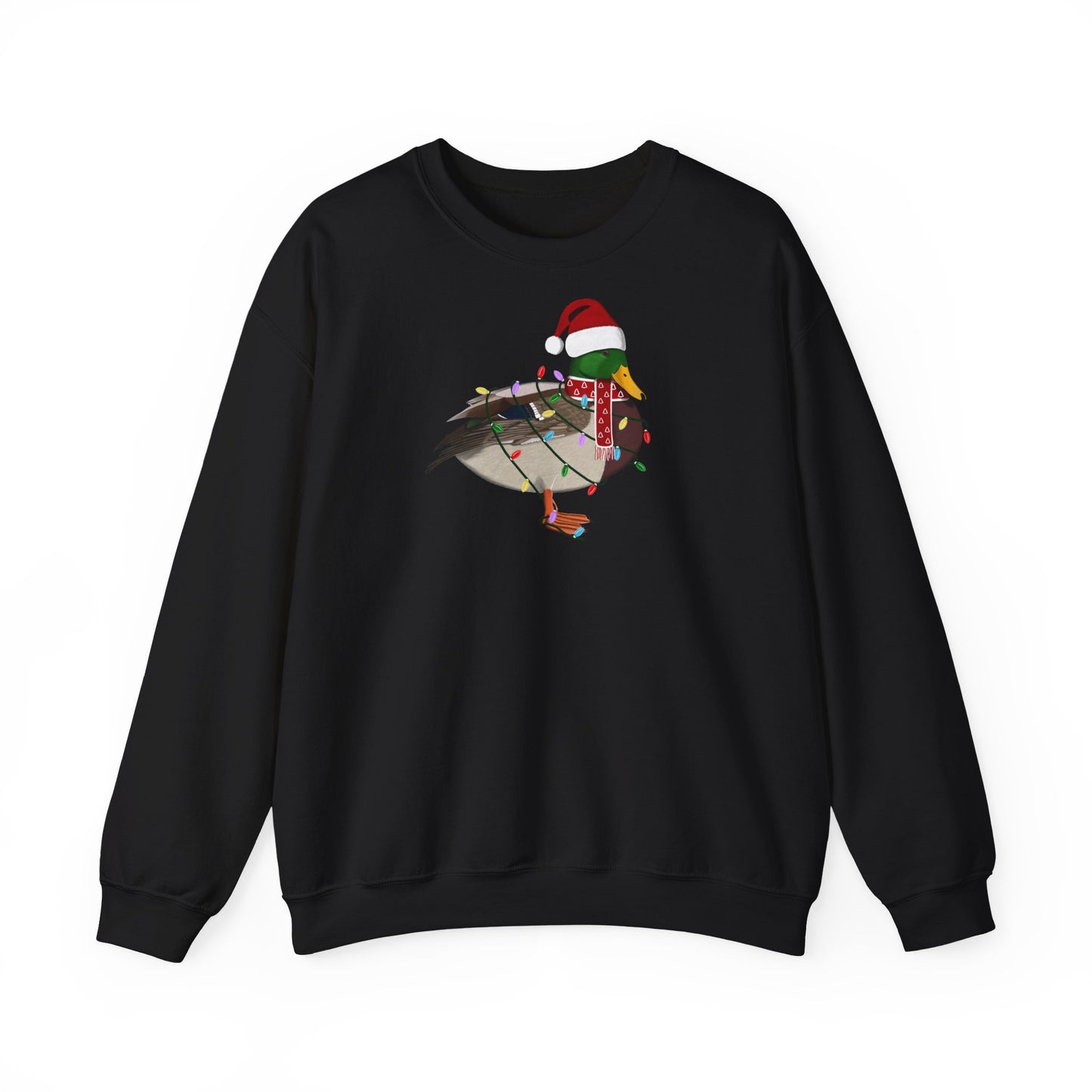 Ente Weihnachts-Sweatshirt | Unisex Vogel Sweater für Vogelfreunde & Vogelbeobachter