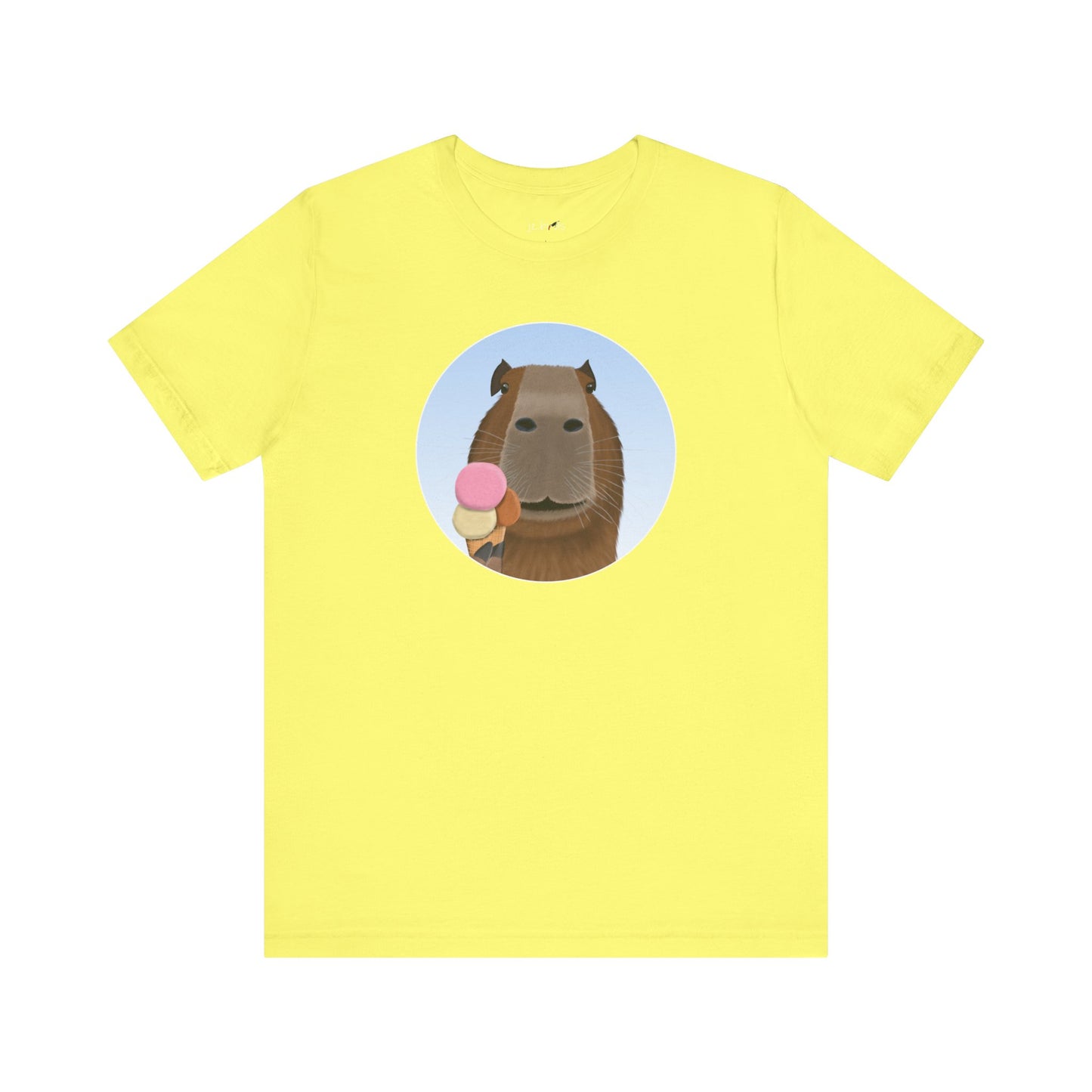 Capybara with Ice Cream Funny T-Shirt