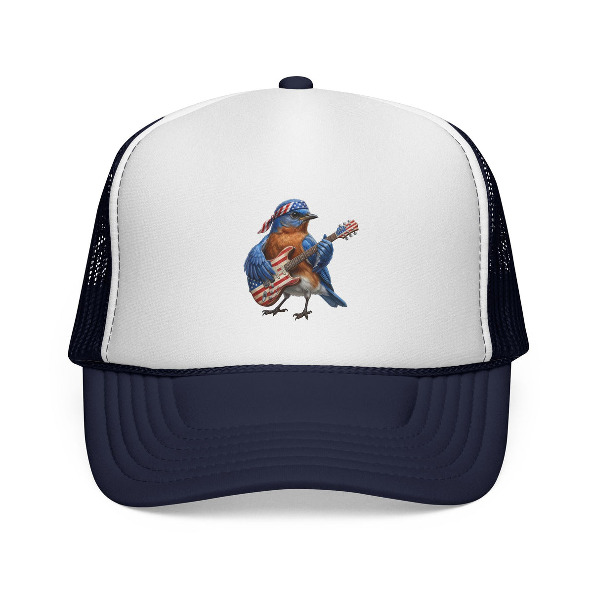 The Bassbird "Deep Groove" Trucker Cap – Bassist Edition - Backyard Birds Hats in Black