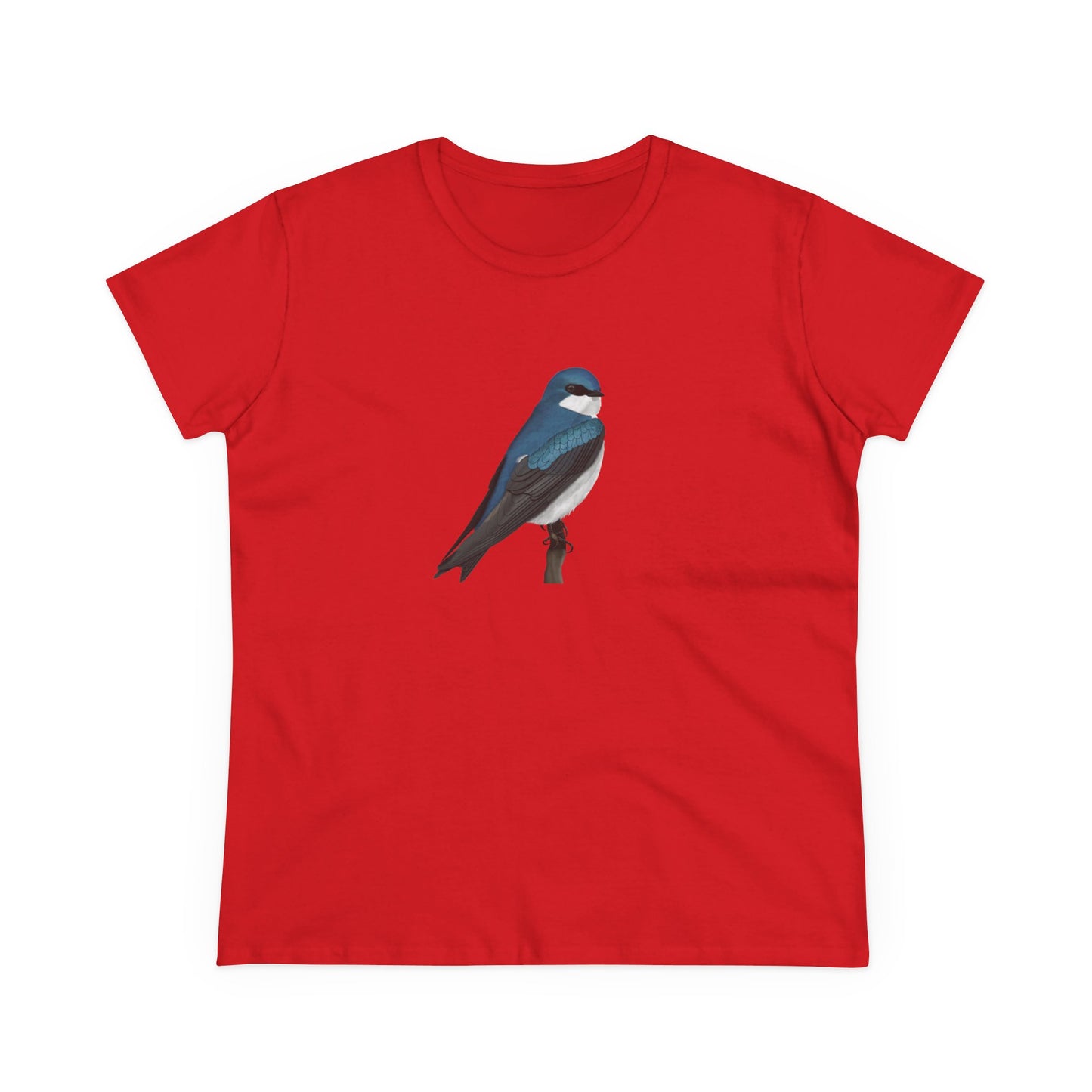 Tree Swallow Bird Design for Birdwatchers and Bird Lovers Women's T-Shirt