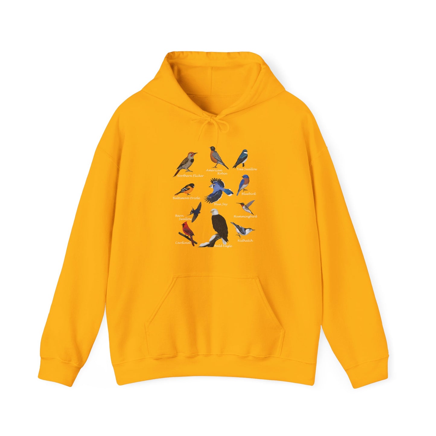 Blue Jay Cardinal Hummingbird Bald Eagle Robin Bird Hoodie –