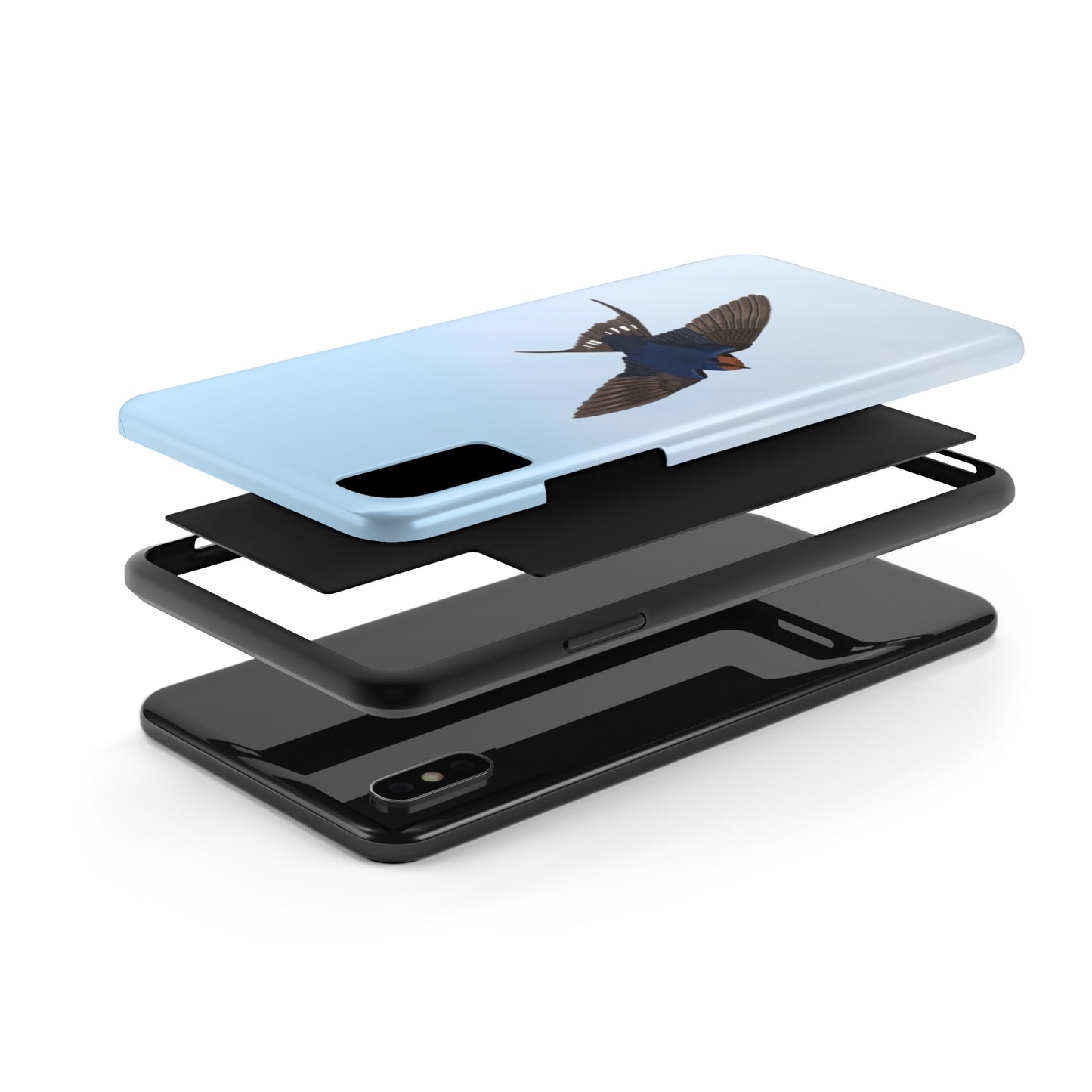 Barn Swallow Bird Art Tough Phone Case