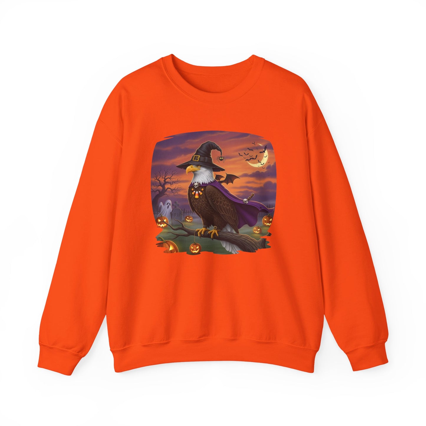 Bald Eagle Halloween Bird Sweatshirt - Spooky Halloween Costume for Bird Lovers