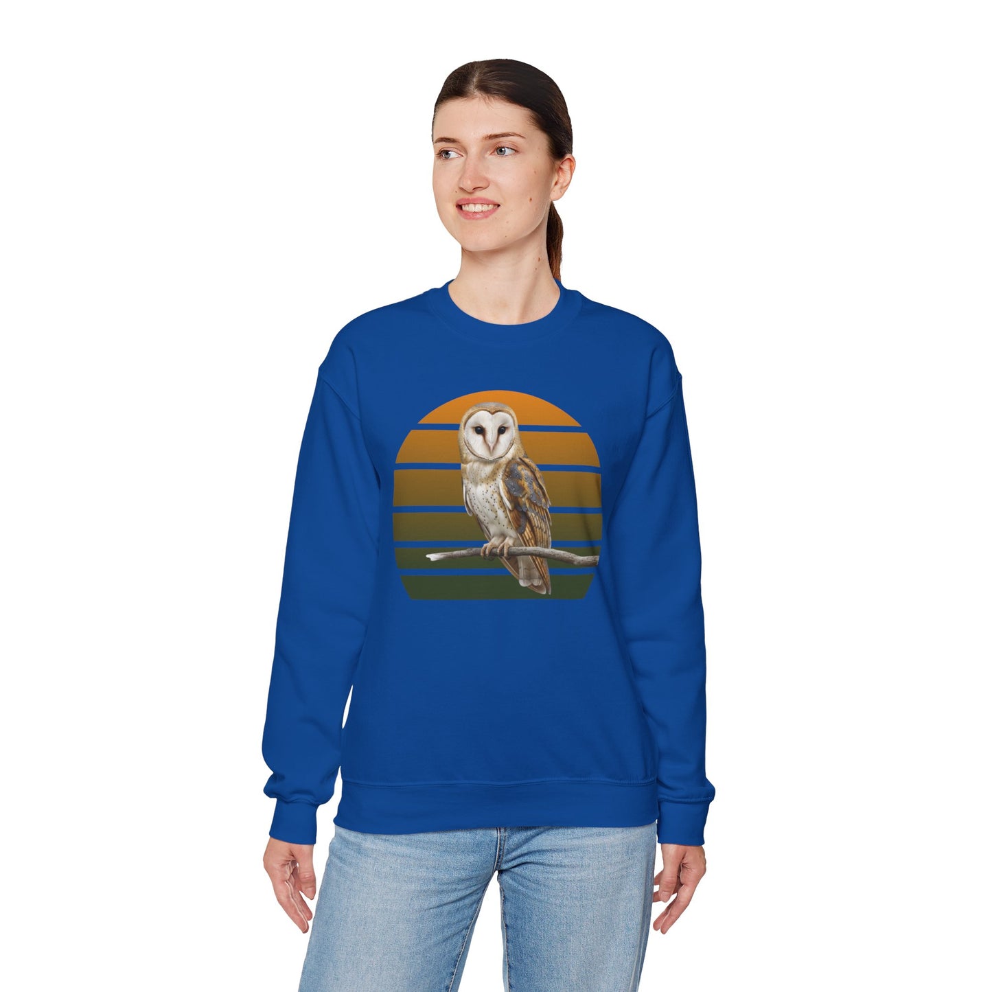 Barn Owl Sweatshirt | Bird Watcher Crewneck | Unisex Songbird Gift for Bird Lovers