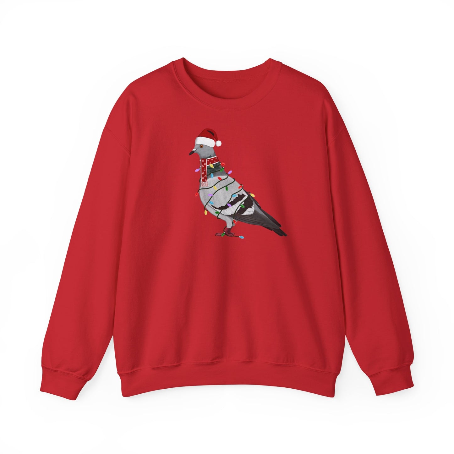 Taube Weihnachts-Sweatshirt | Unisex Vogel Sweater für Vogelfreunde & Vogelbeobachter