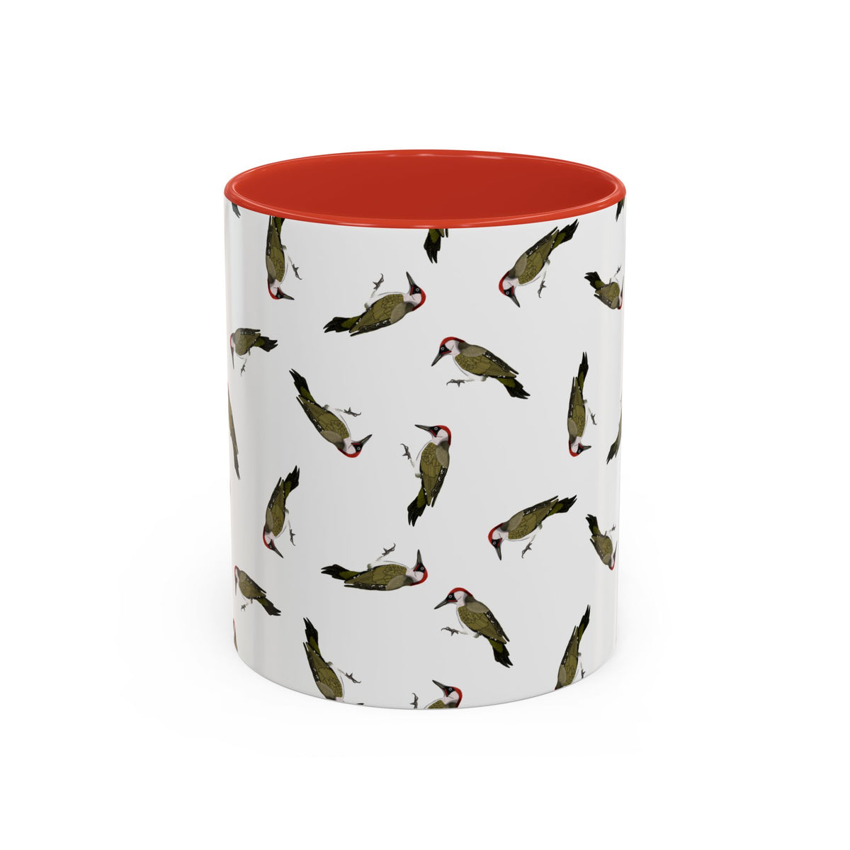 Grünspecht Tasse – Accent Coffee Mug und Birds Design Stil