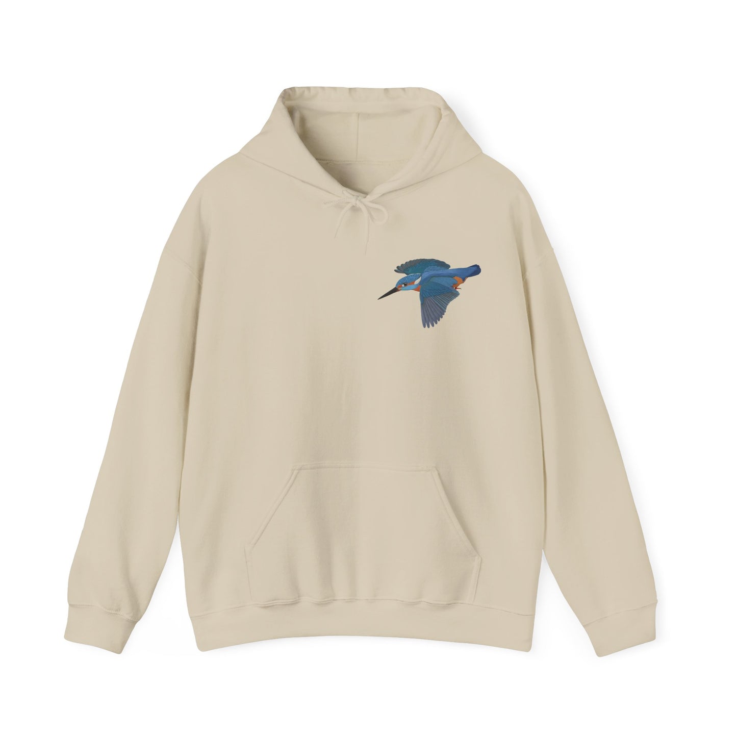 Eisvogel Vogel Hoodie - Kapuzenpullover für Vogelbeobachter & Naturliebhaber mit Vogelmotiv