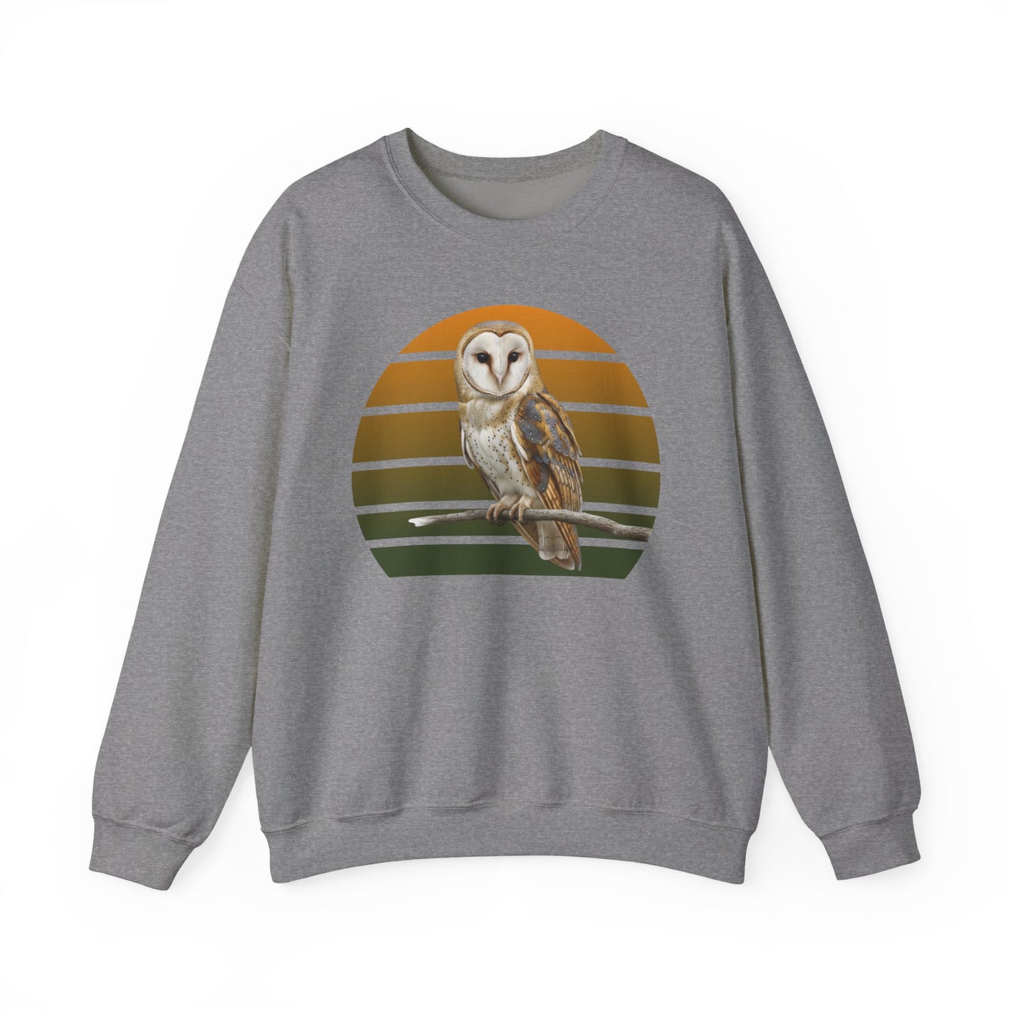 Barn Owl Sweatshirt | Bird Watcher Crewneck | Unisex Songbird Gift for Bird Lovers