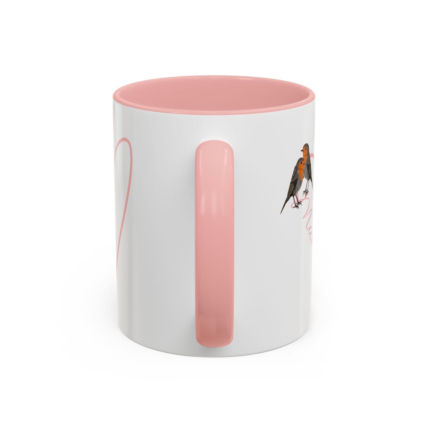 Robin Mother's Day Mama with Heart Bird Coffee Mug