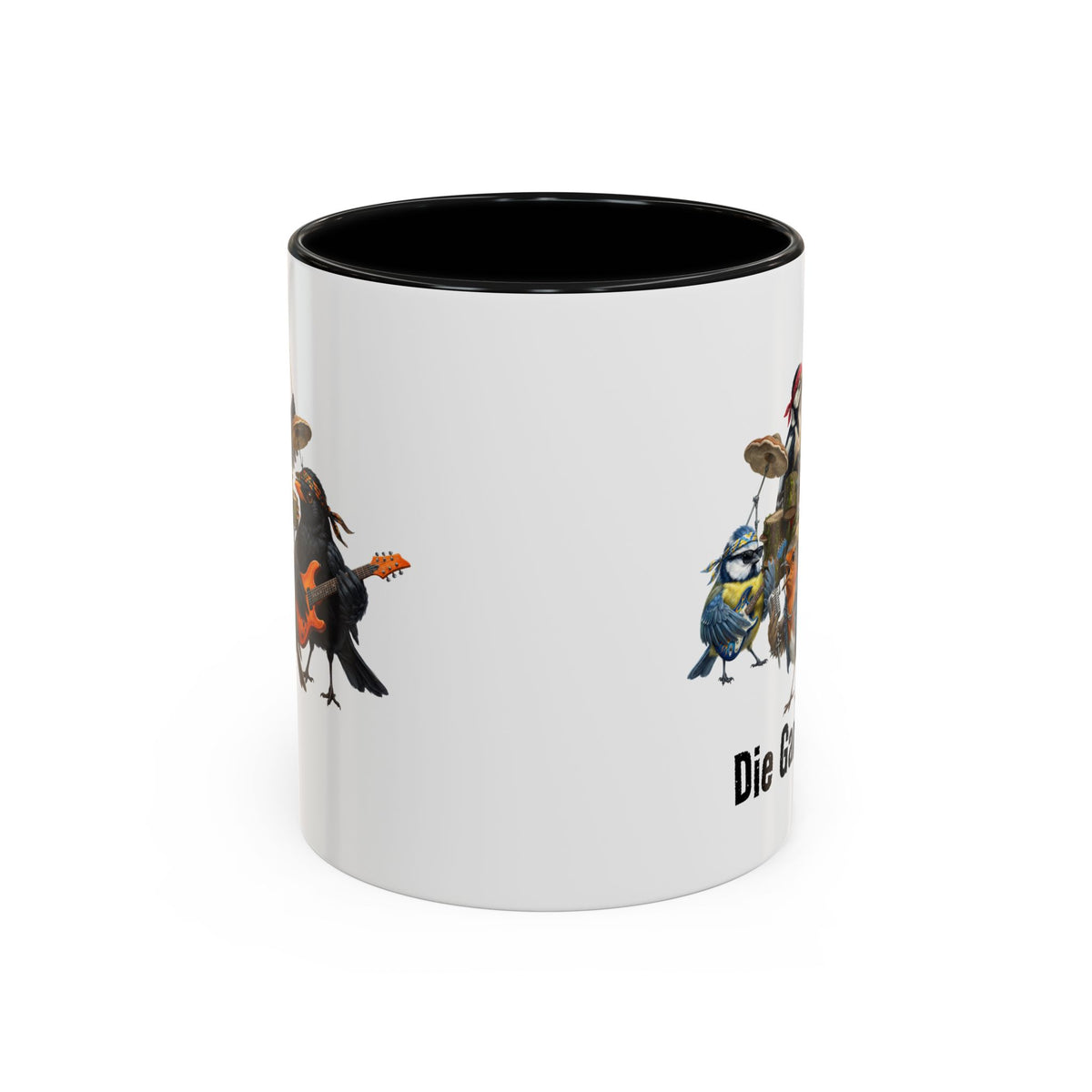 Die Gartenvögel Full Tasse – Accent Coffee Mug, band