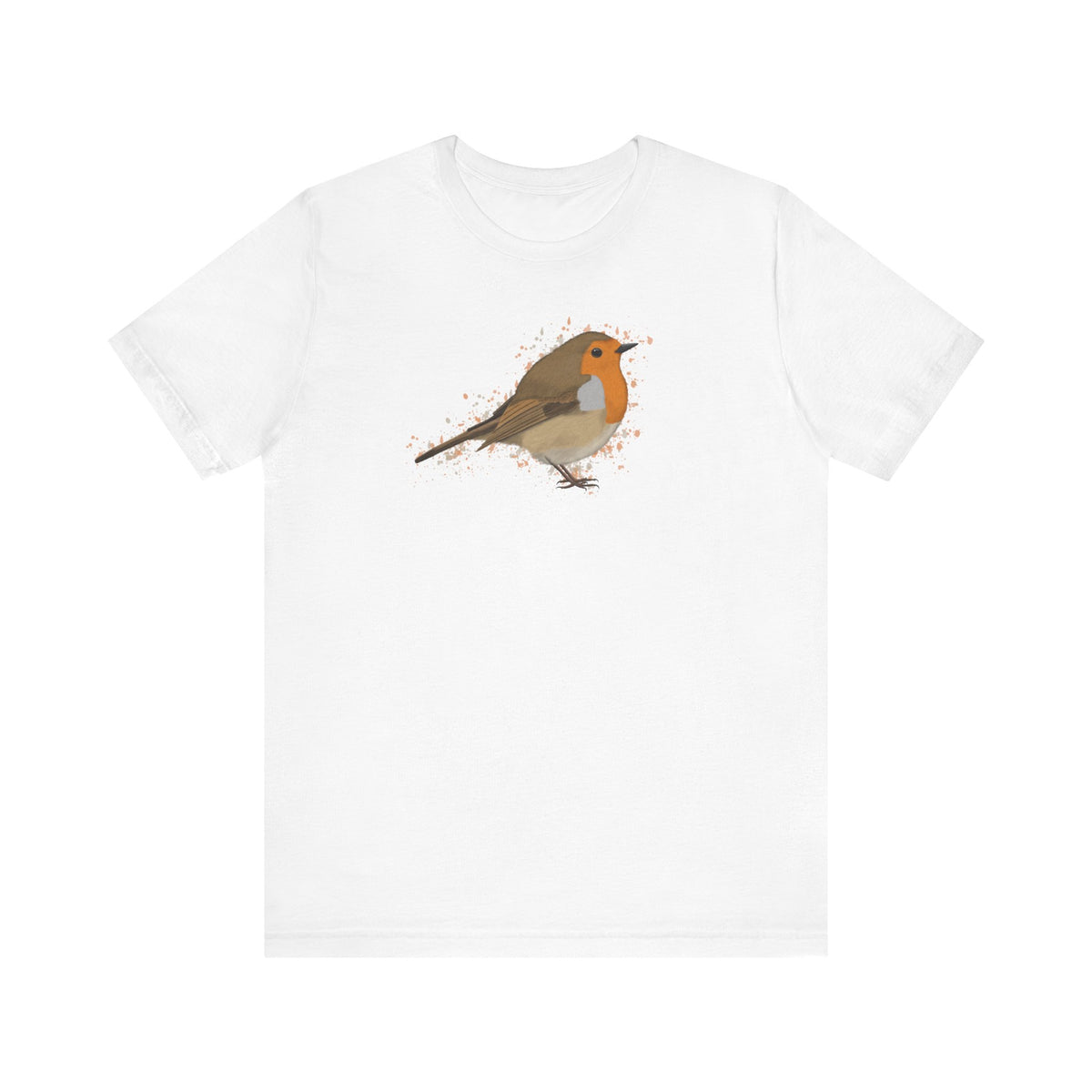 Rotkehlchen T-Shirt – bird graphic tee, watching gear