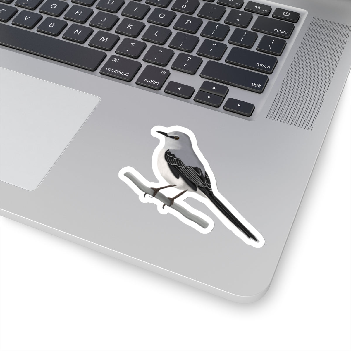 Mockingbird Bird Kiss-Cut Sticker - jz.birds