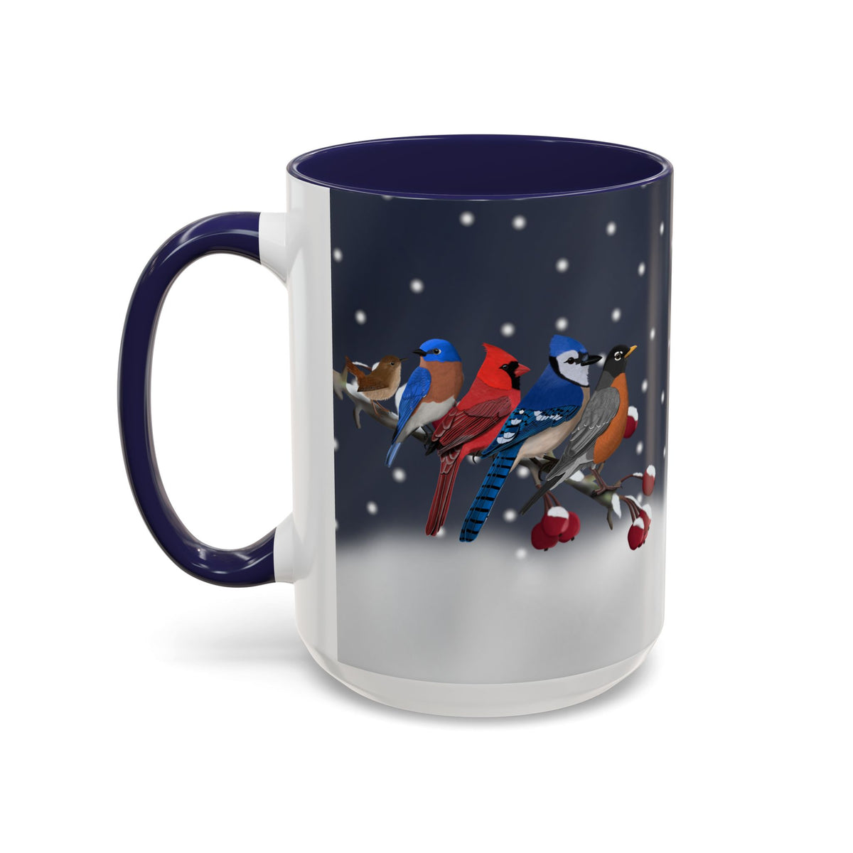Backyard Birds Coffee Mug | Ceramic Christmas Gift for Bird Lovers