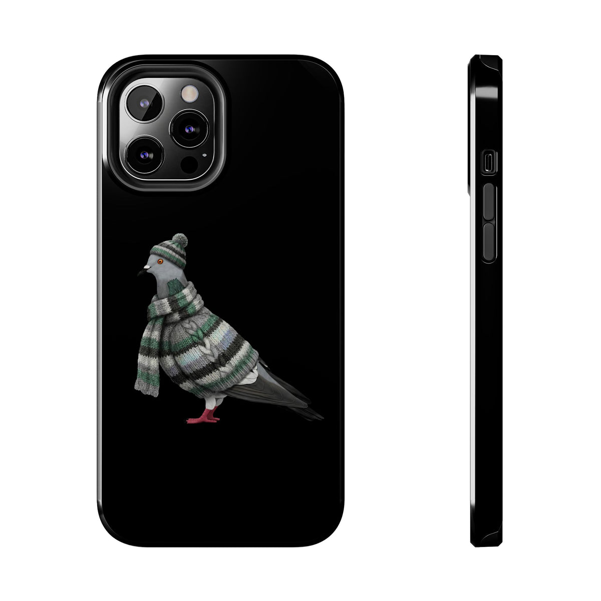 Pigeon Phone Case – Dual-Layer iPhone with Bird Art – The Perfect Gift for Ornithologists & Lovers