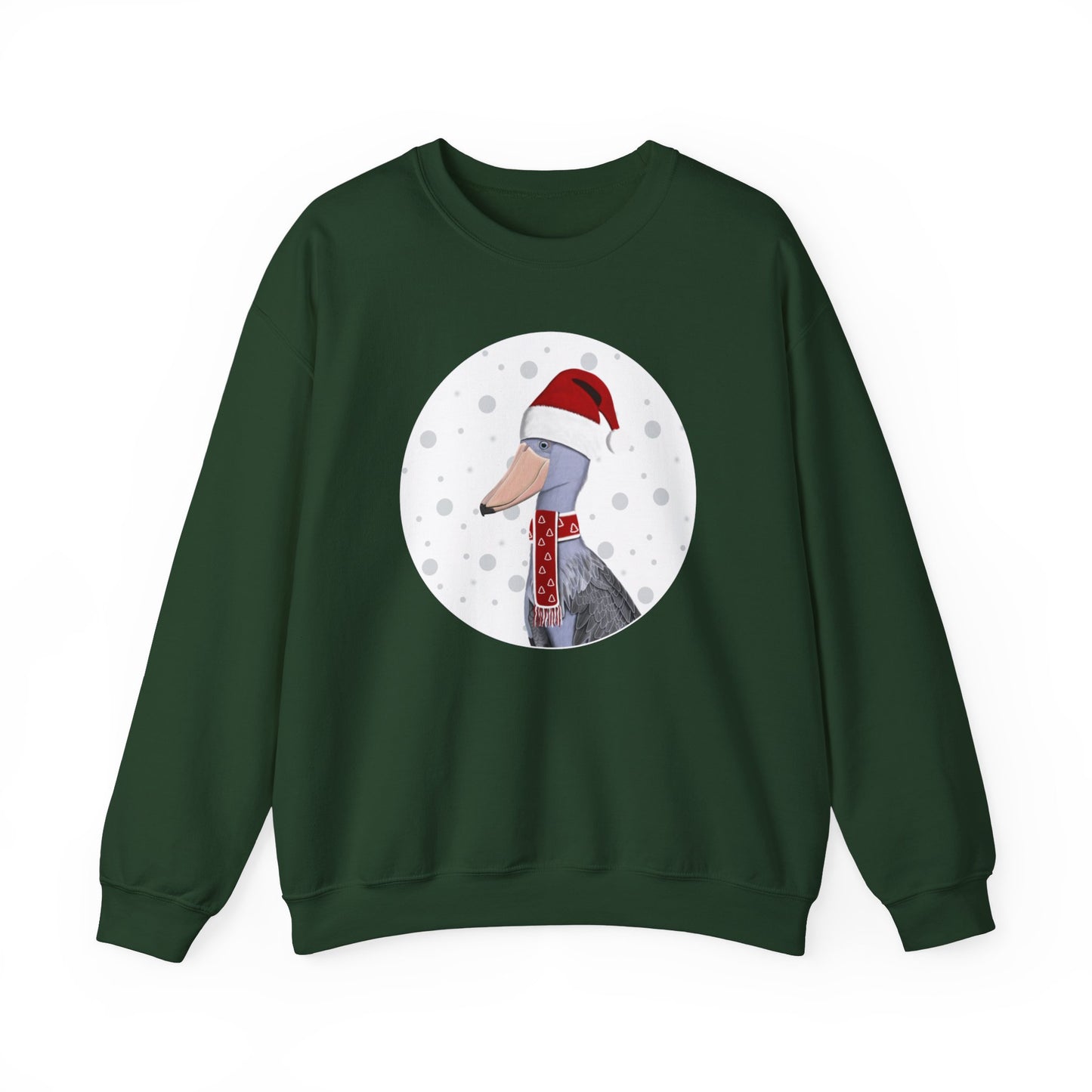 Shoebill Santa Claus Christmas Birdwatcher Biologist Bird Sweatshirt – Animal Lover Gift,