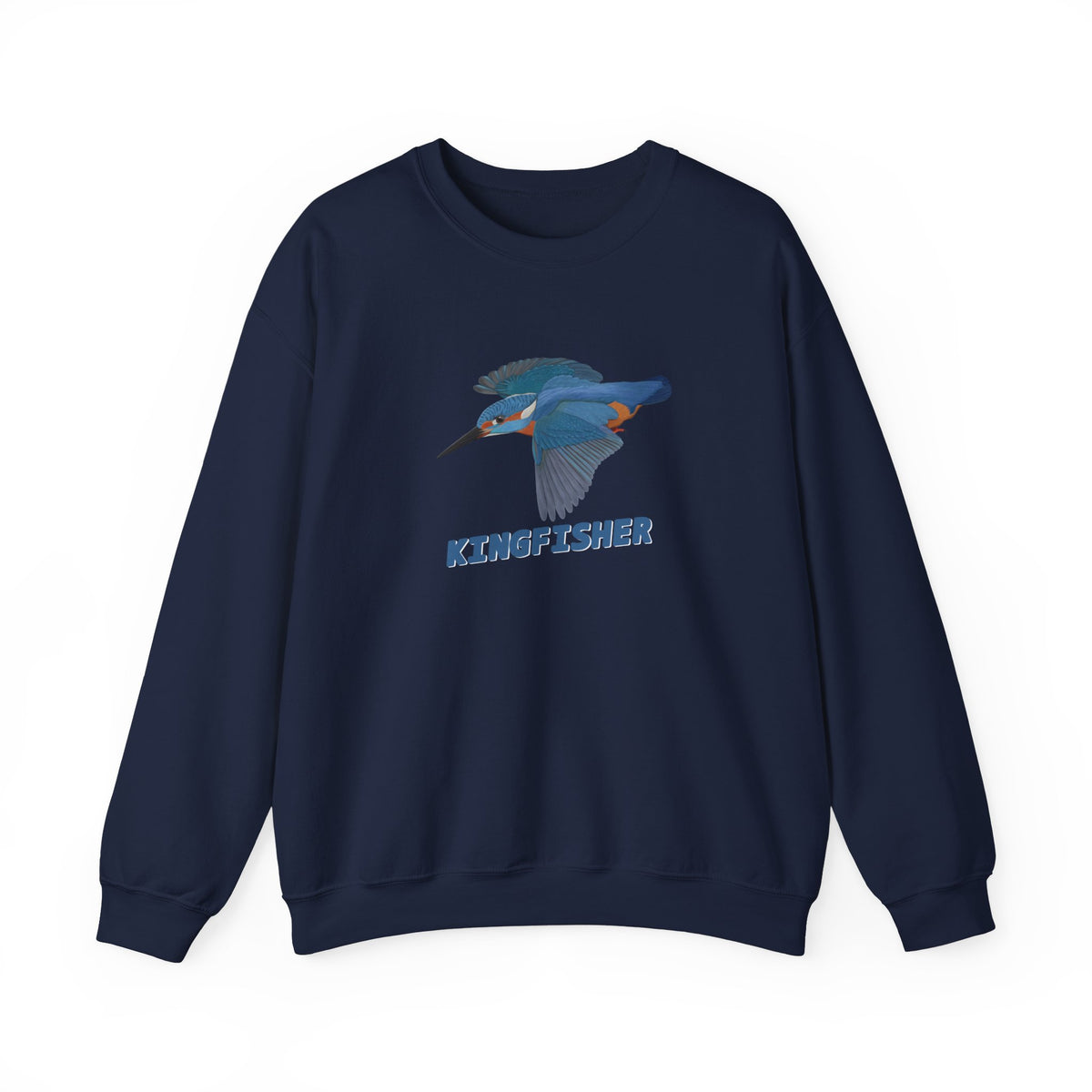 Kingfisher Sweatshirt Names on Animal Lover Gift background