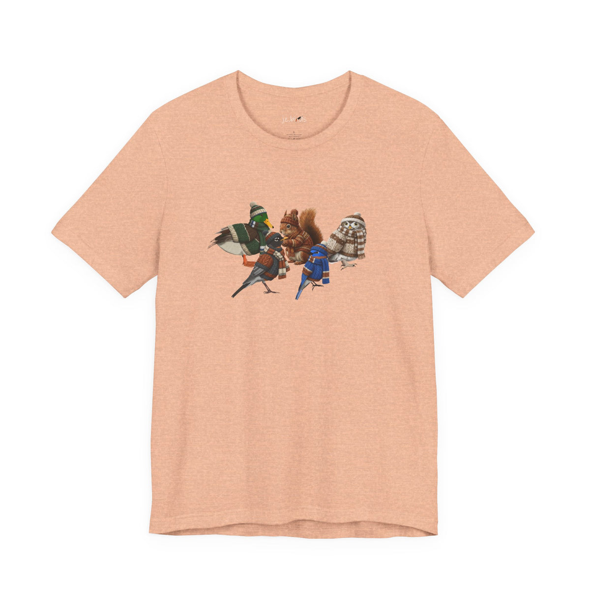 Funny Winter T-Shirt: The Cozy Backyard Squad in Knitted Sweaters T-Shirt Black