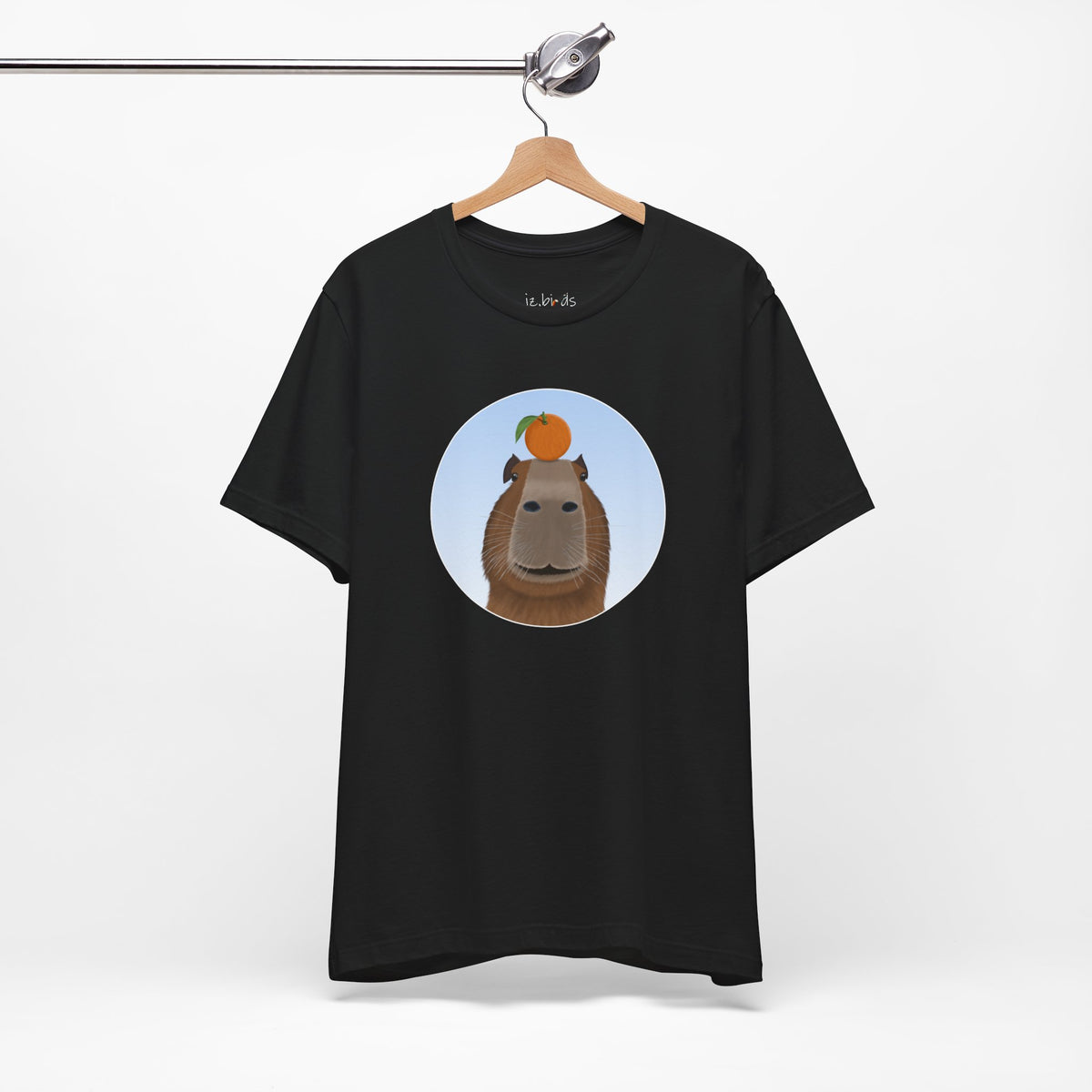 Capybara with Orange Funny T-Shirt