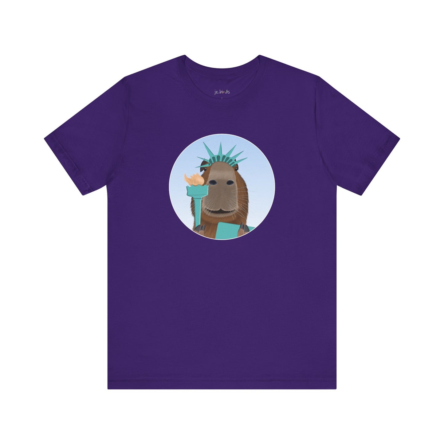 Capybara of Liberty Funny T-Shirt