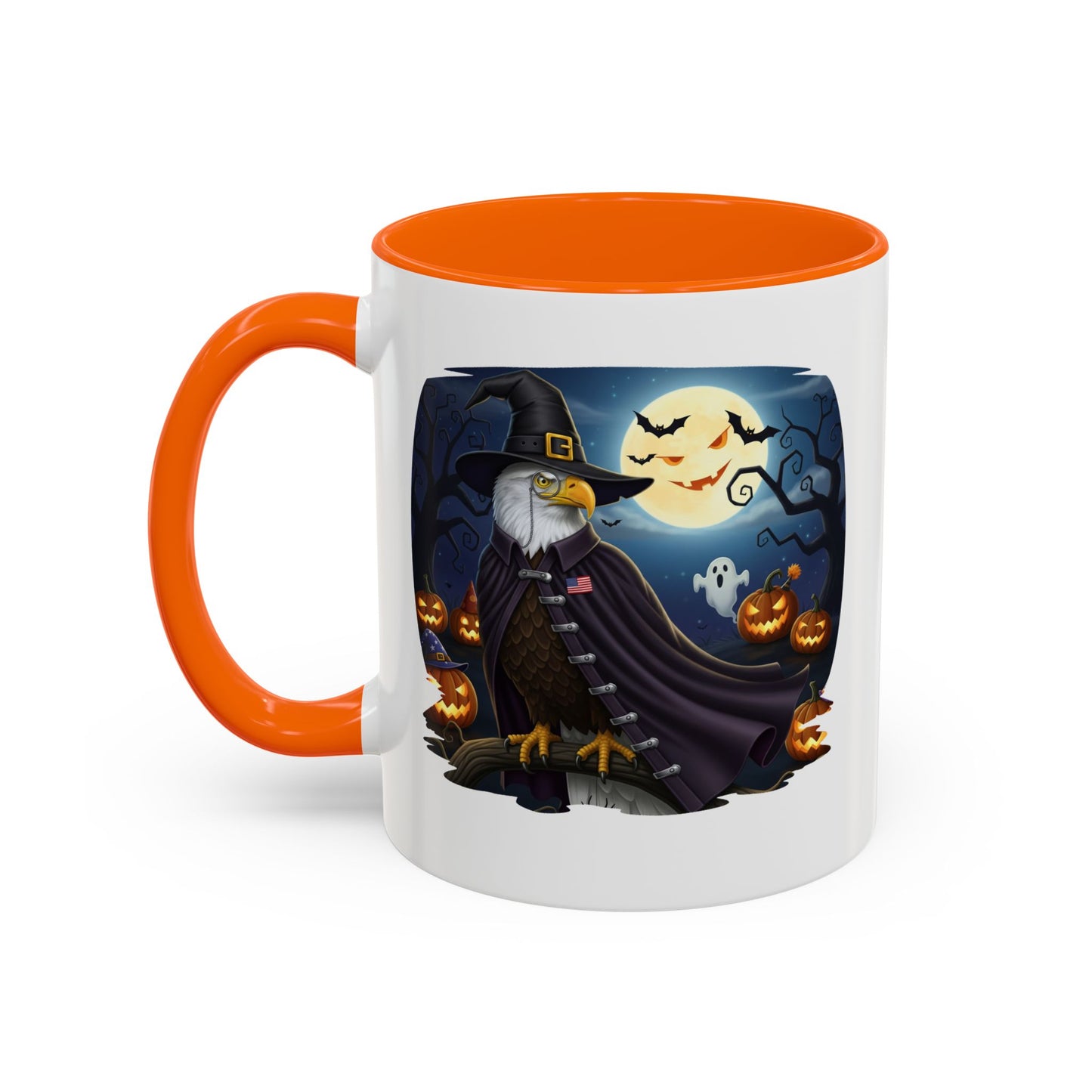 Bald Eagle Halloween Bird Mug - A Spooky & Funny Halloween Cup